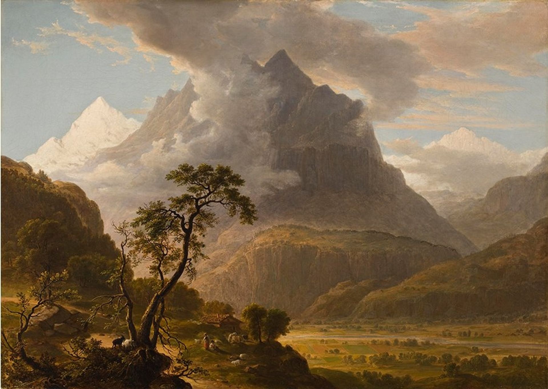 View in the Valley of Oberhasle, Switzerland by Asher Brown Durand