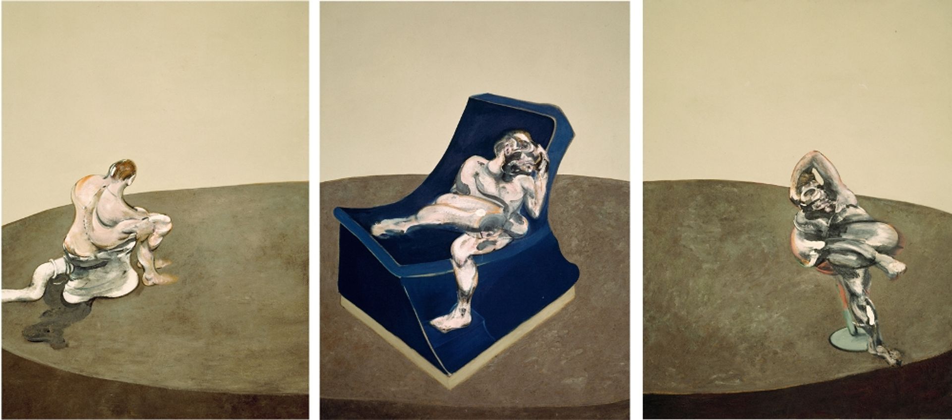 Three Figures in a Room by Francis Bacon