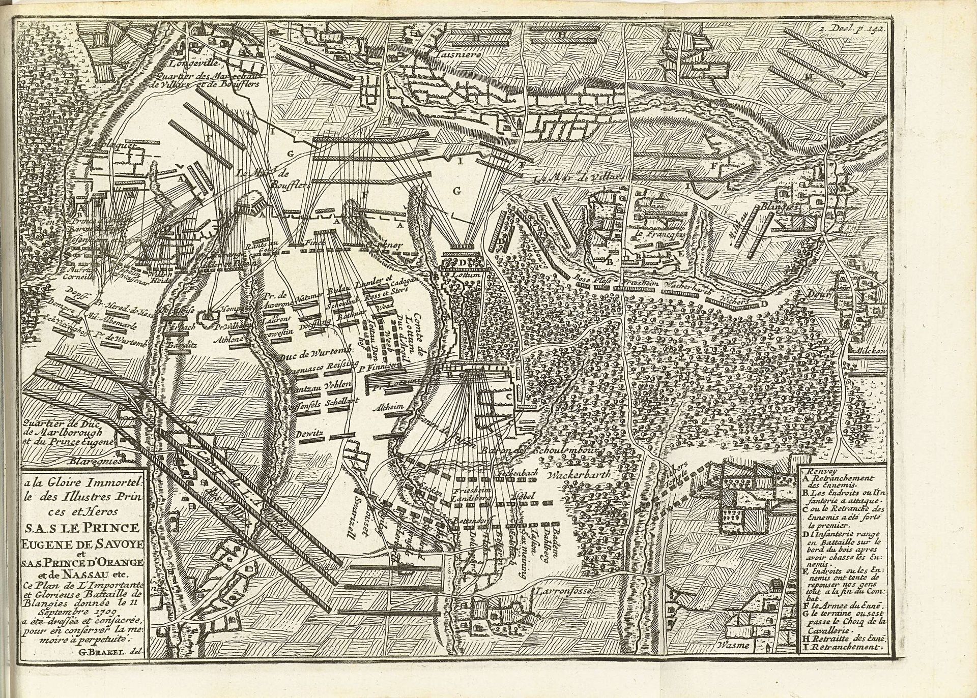 Slag bij Malplaquet, 1709 by Matthijs Pool