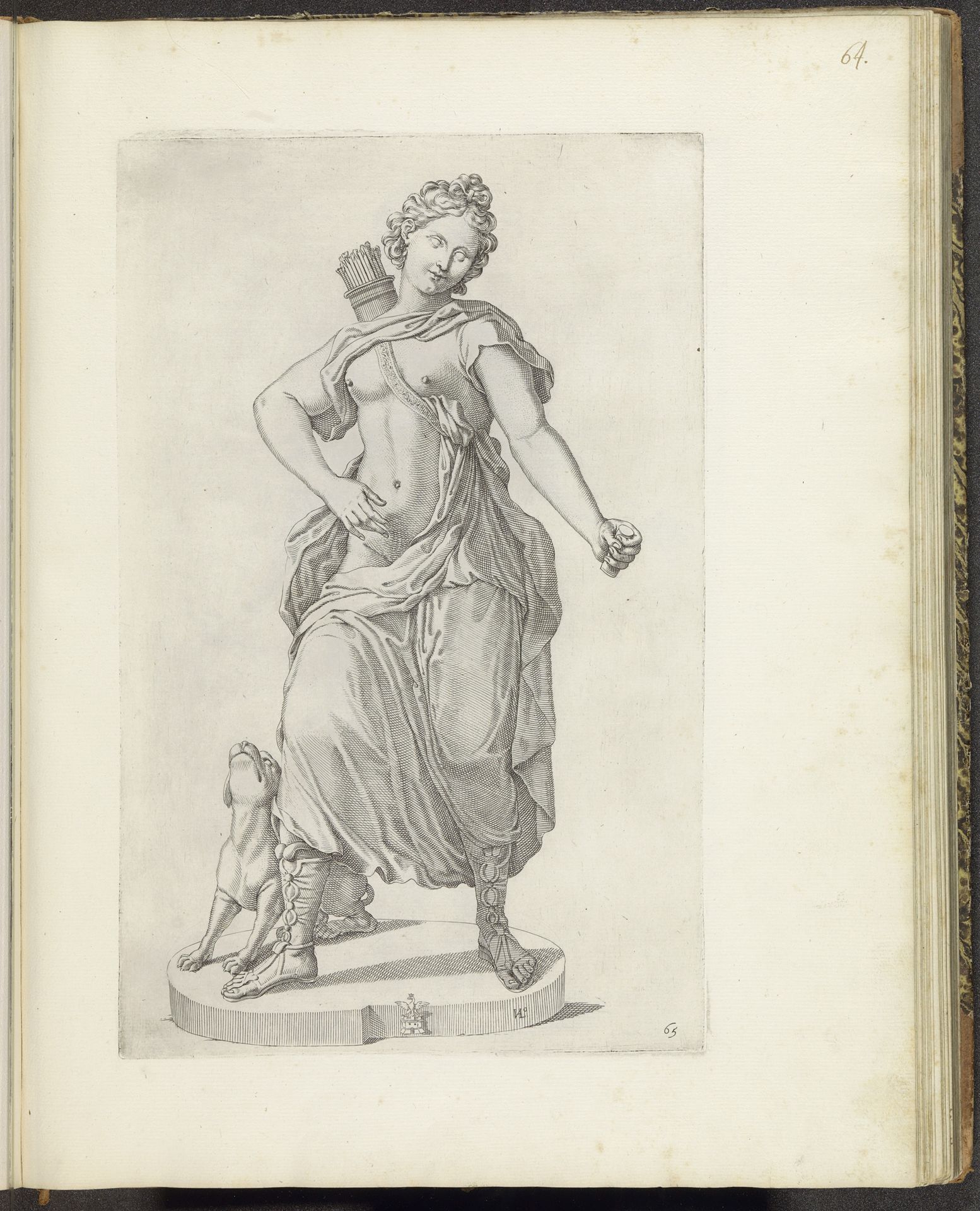 Standbeeld van Diana by Giovanni Luigi Valesio
