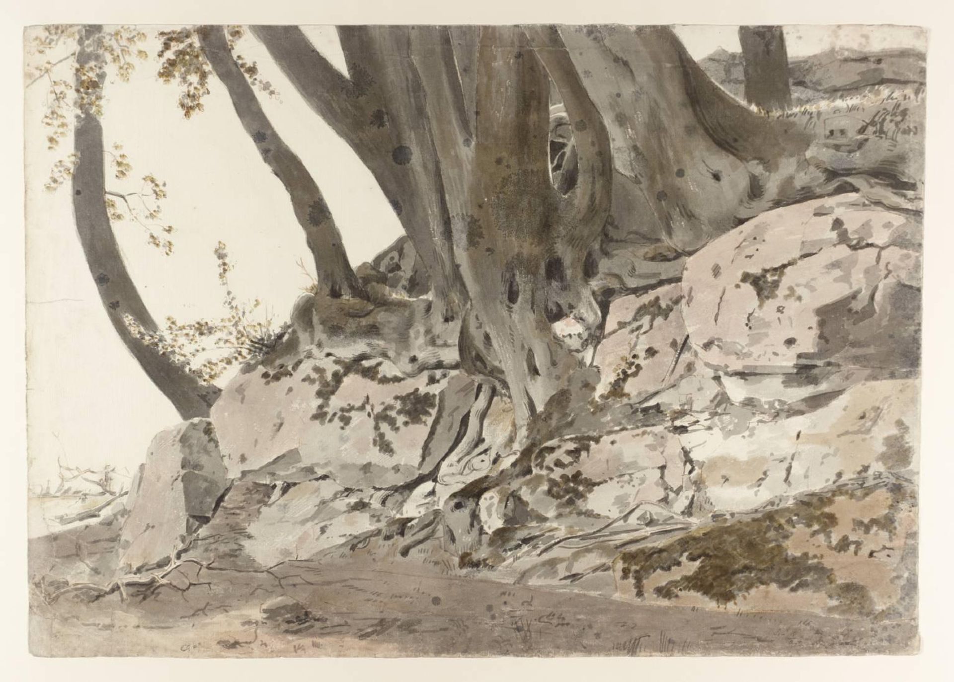 Chigi Park near L’Arriccia by John Downman