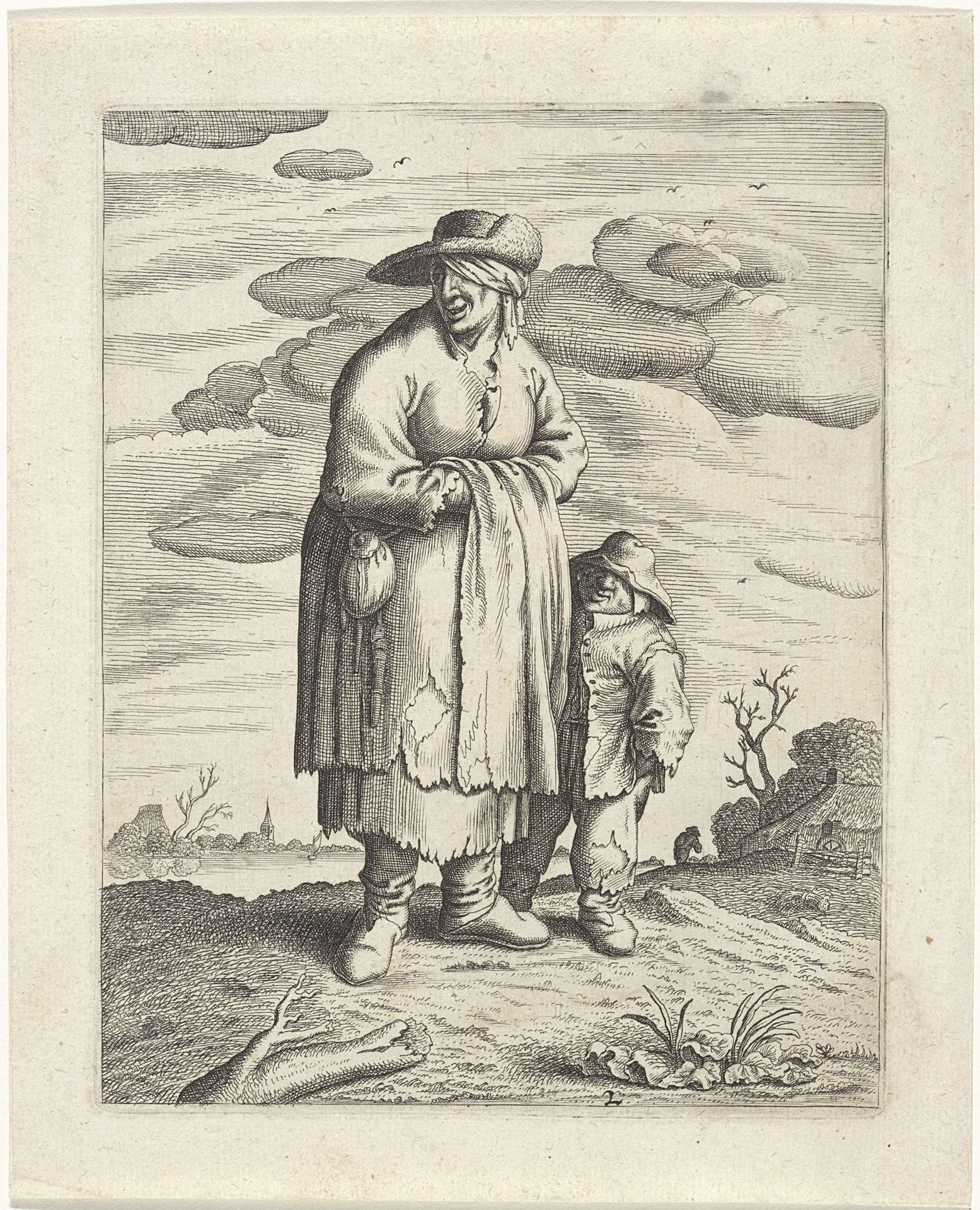 Boerin met kind by Gerrit Lucasz van Schagen