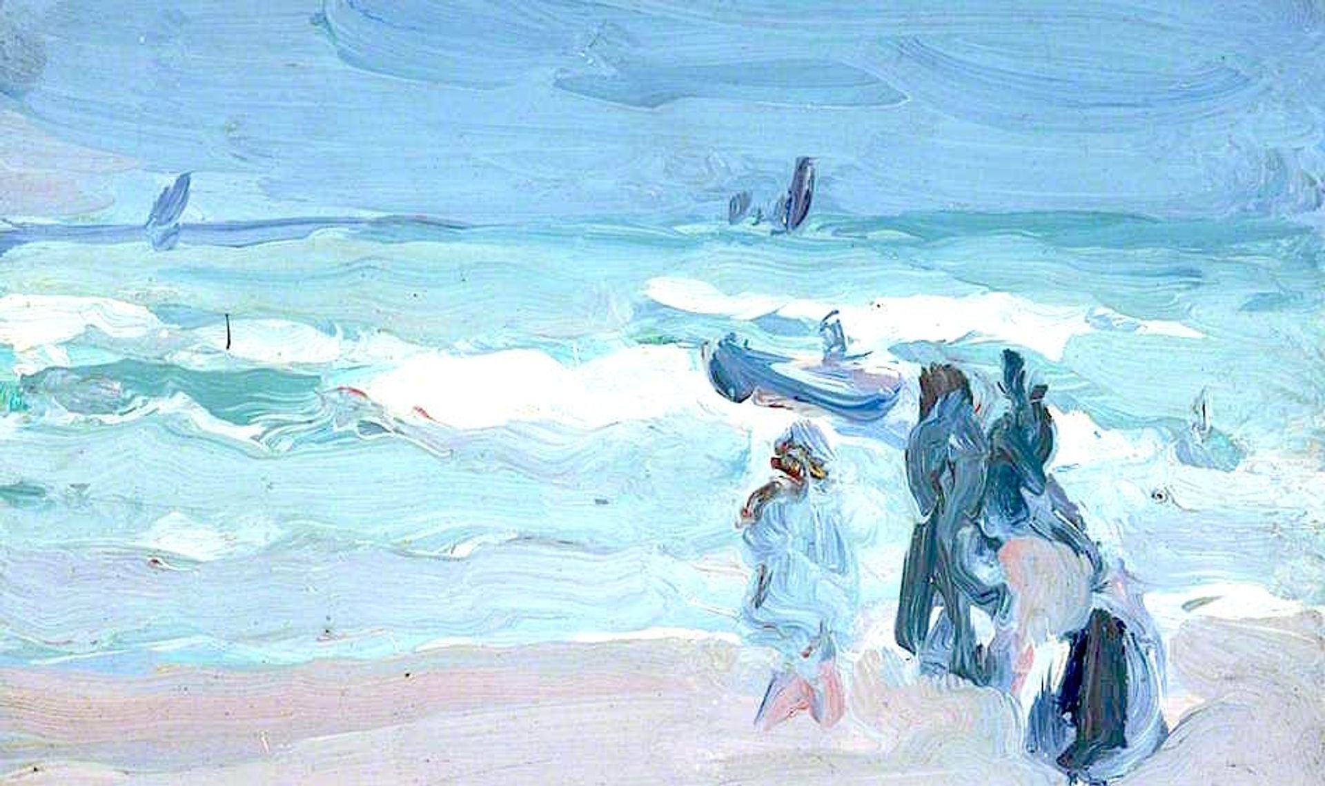 On the French Coast by Samuel Peploe