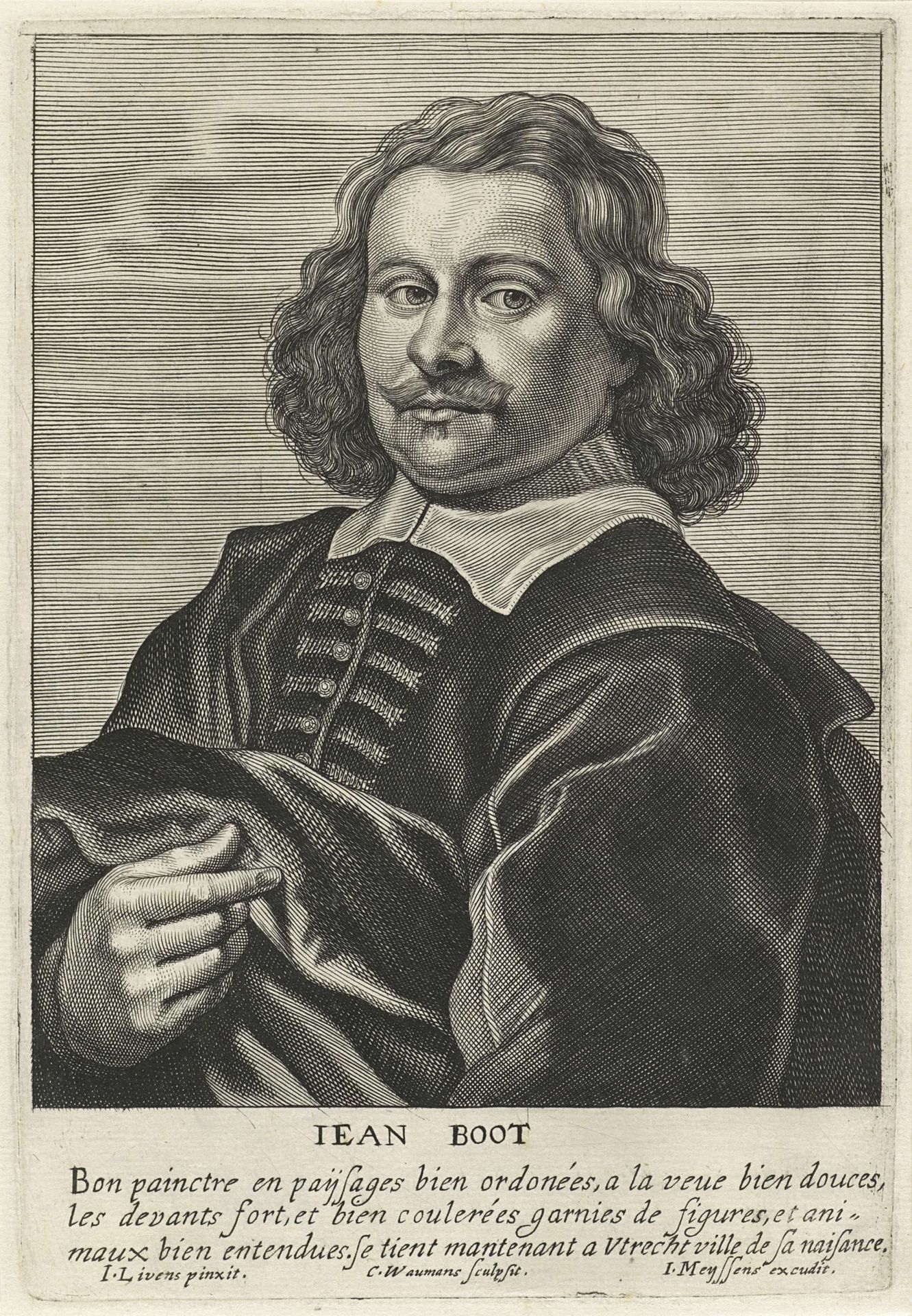 Portret van de schilder Jan Both by Coenraet Waumans