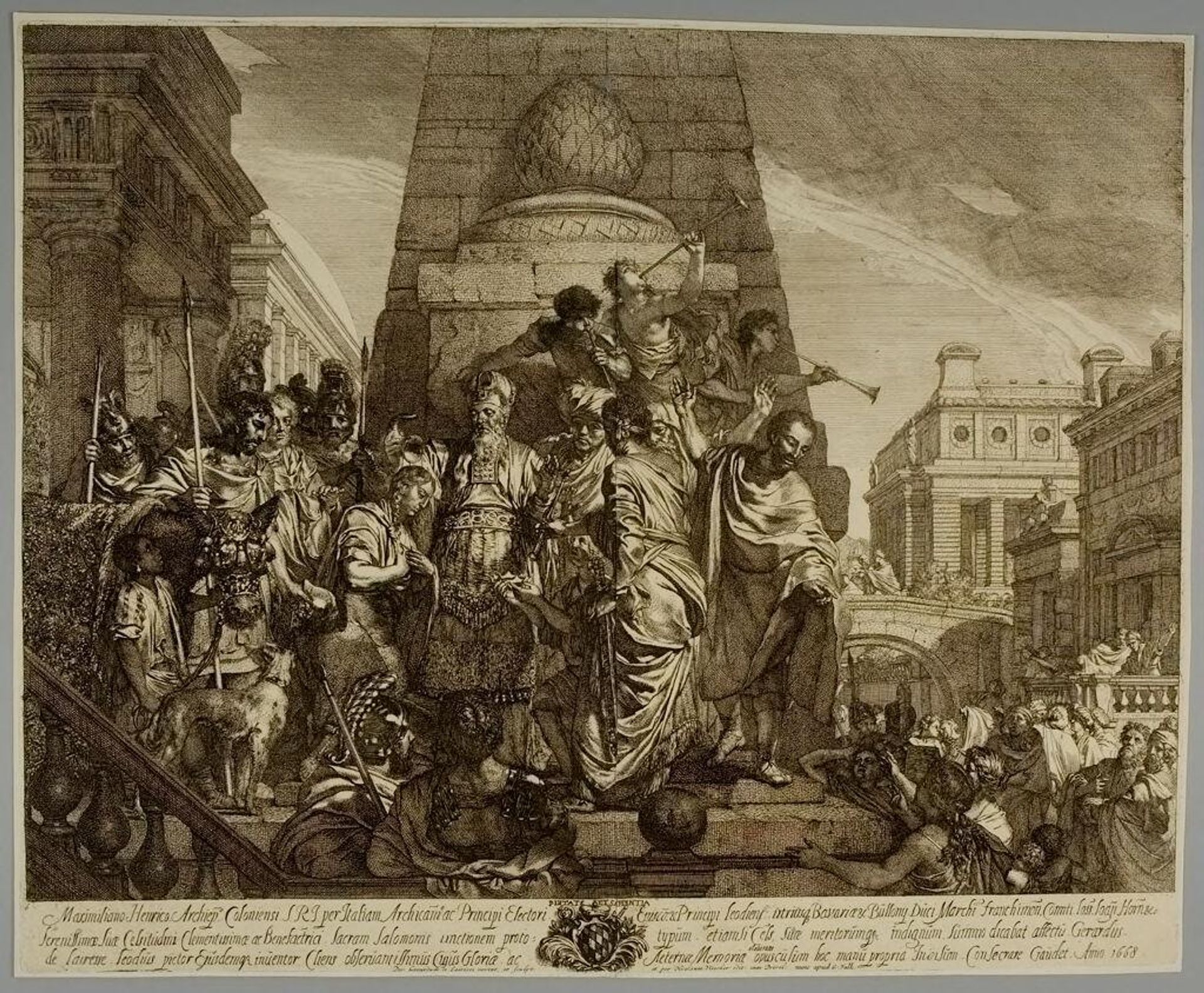 Coronation of Solomon by GÃ©rard de Lairesse