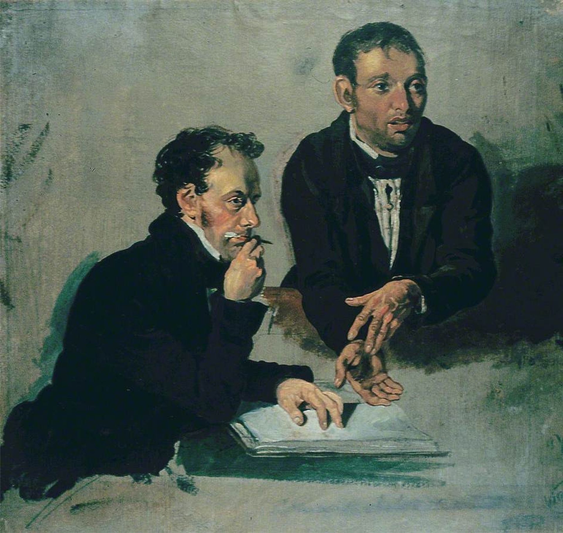 Law Agent and His Client by George Harvey