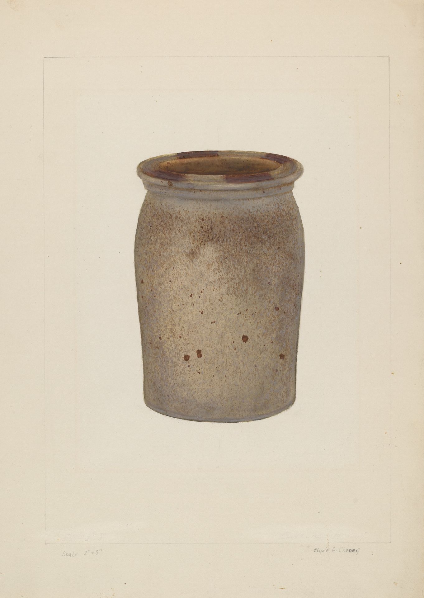Preserving Jar by Clyde L. Cheney