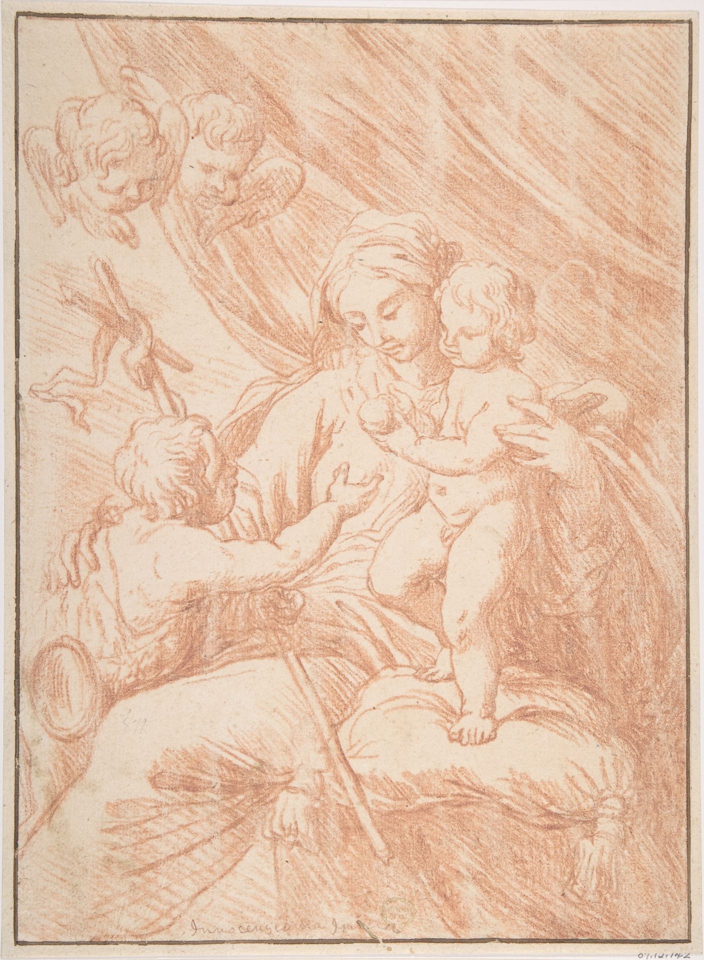 Madonna, Child, and Saint John by Anonymous