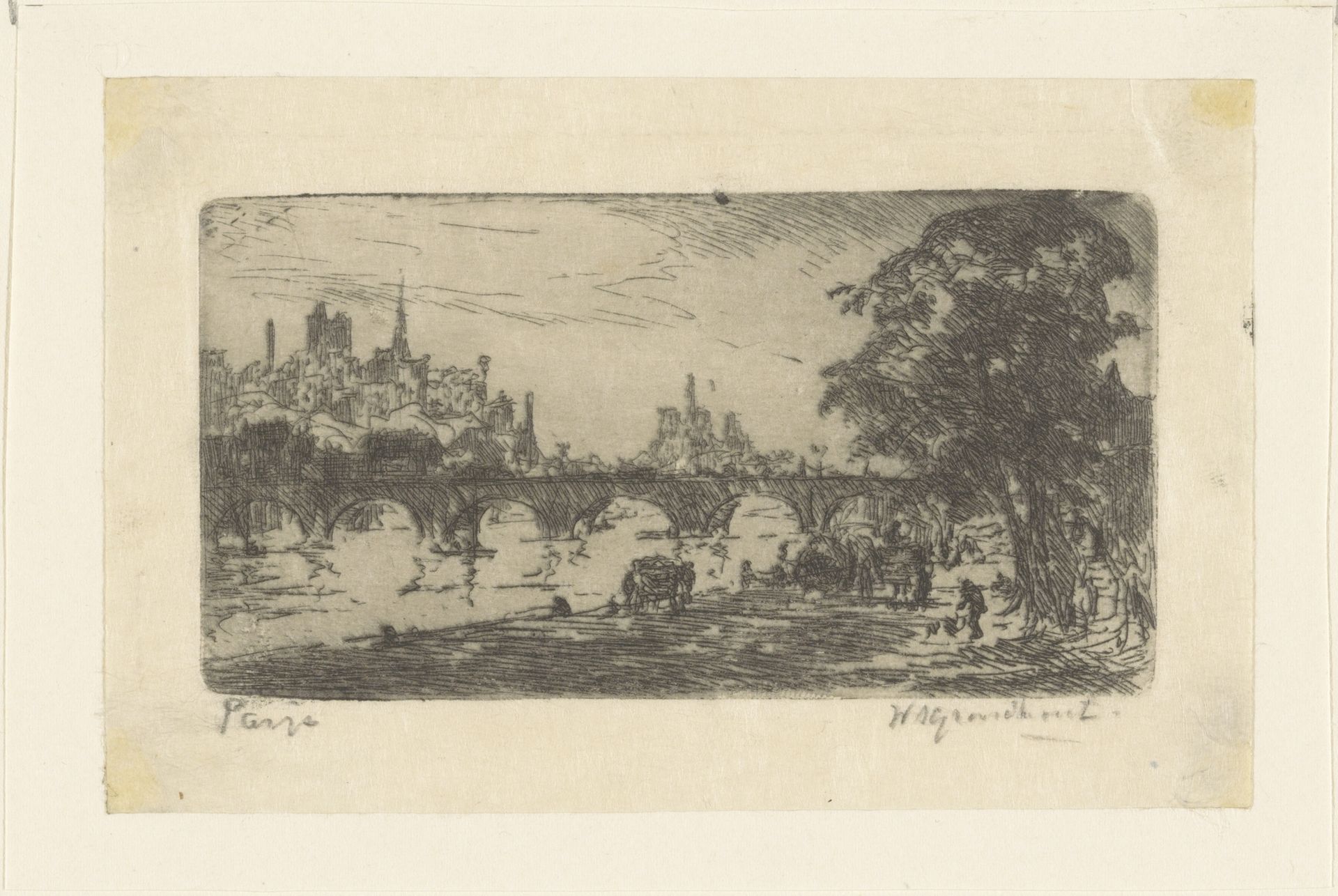 Parijs by Willem Adrianus Grondhout