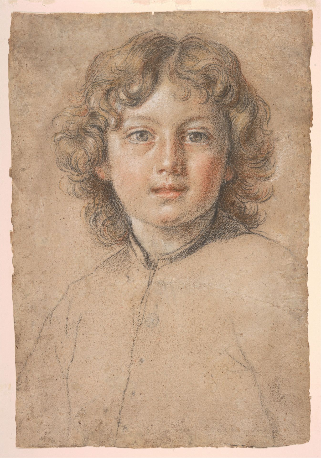 Head of a Young Boy by Anonymous