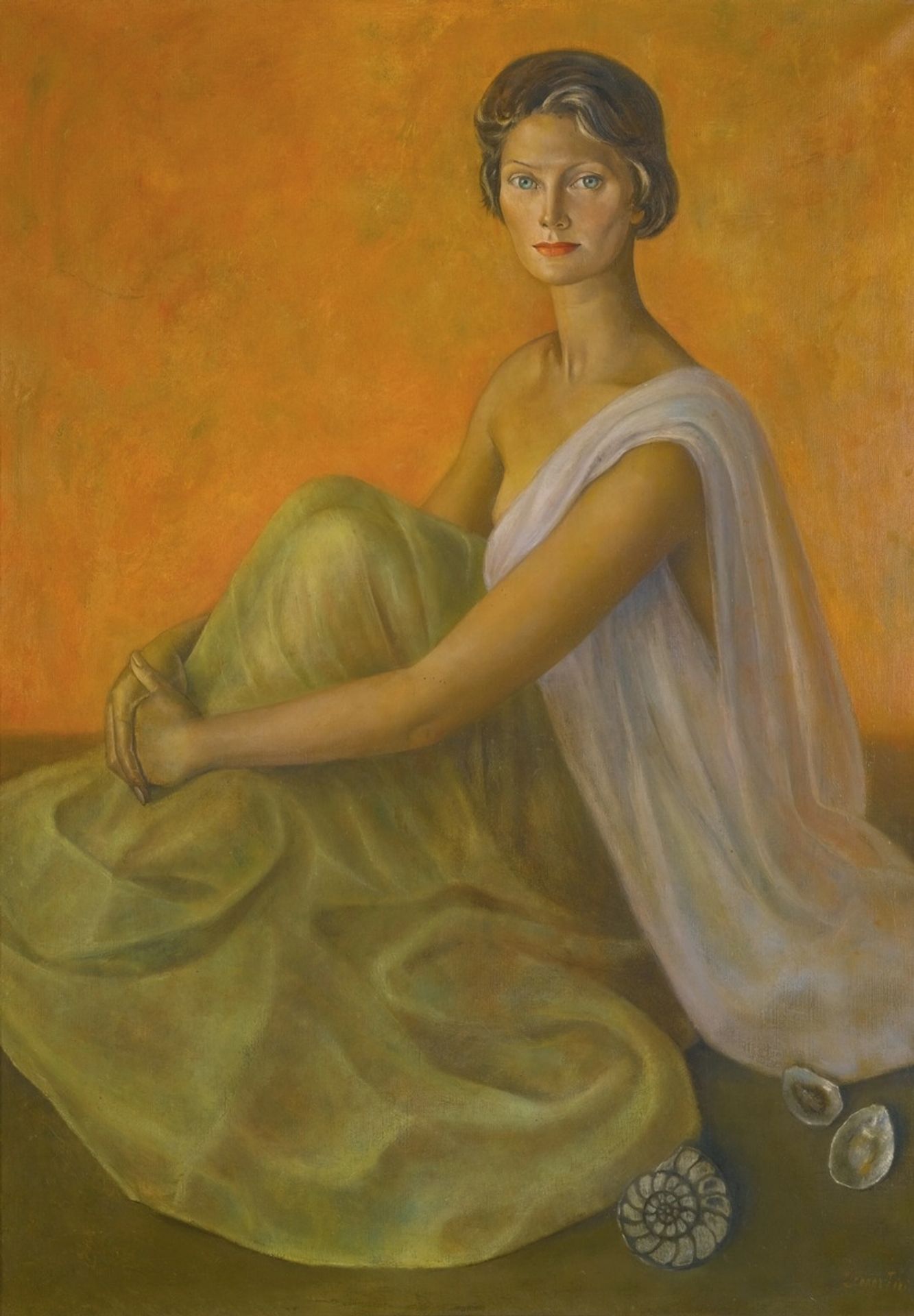 Portrait of Madame Odette Plouvier by Léonor Fini