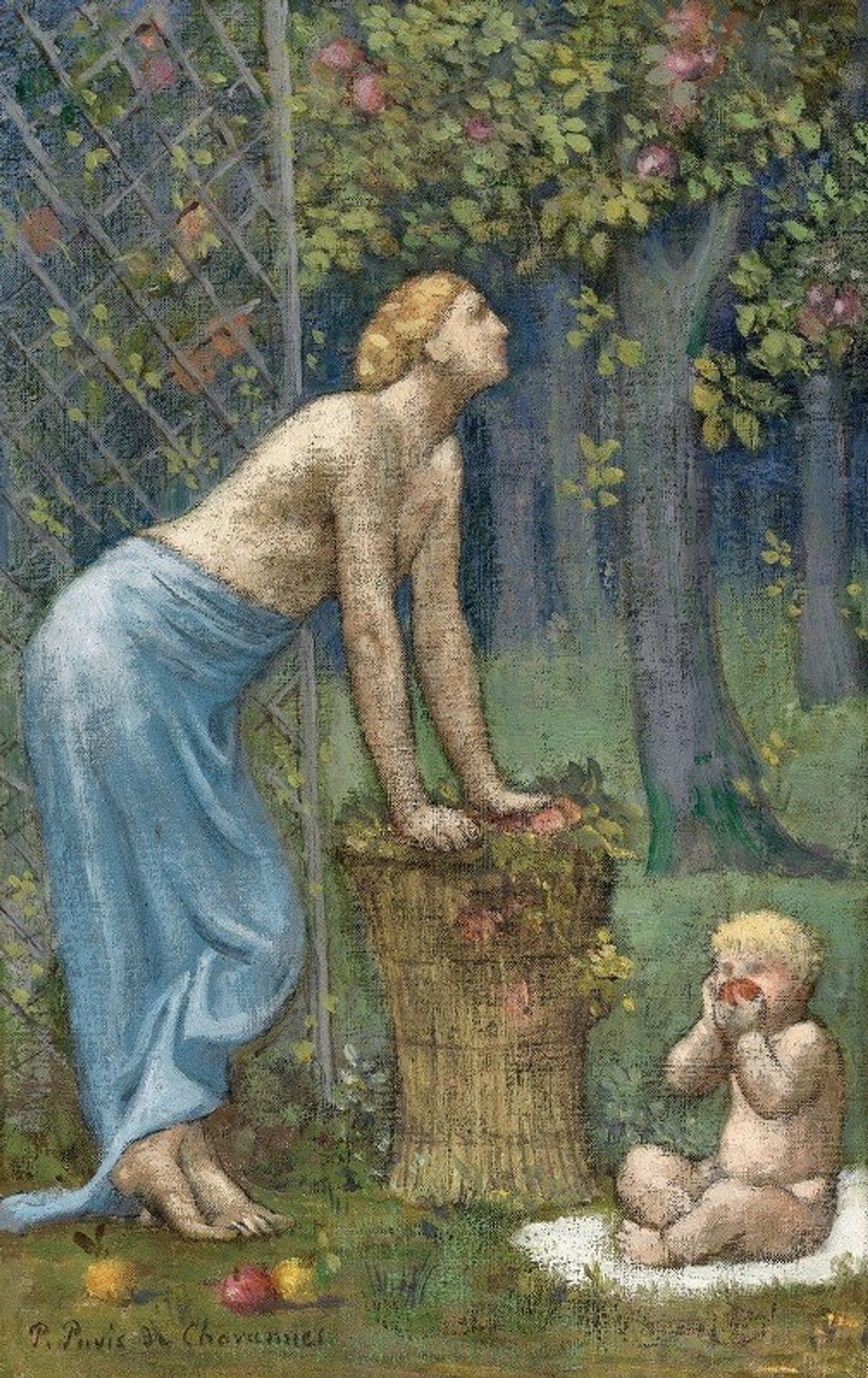 Recolte des Pommes by Pierre Puvis de Chavannes