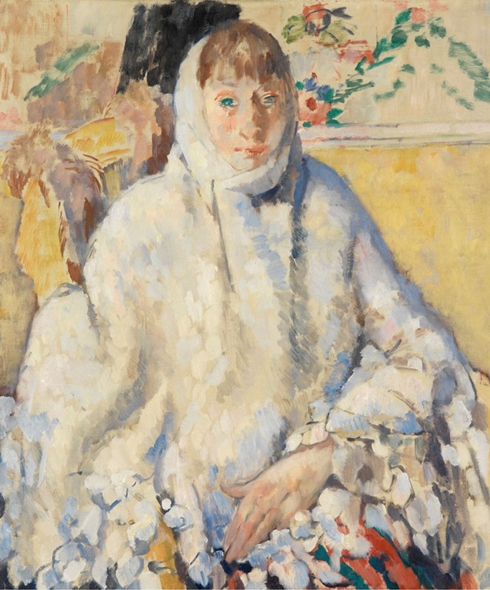 The Sick Woman with the White Shawl by Rik Wouters
