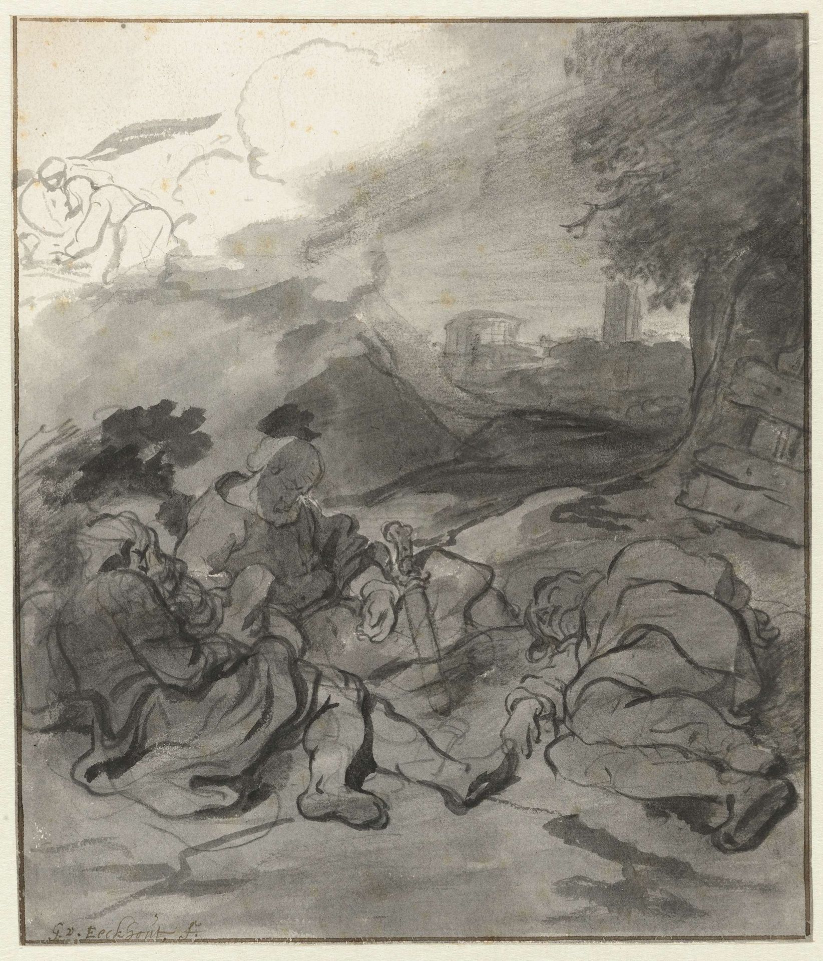 The Sleeping Disciples by Gerbrand van den Eeckhout