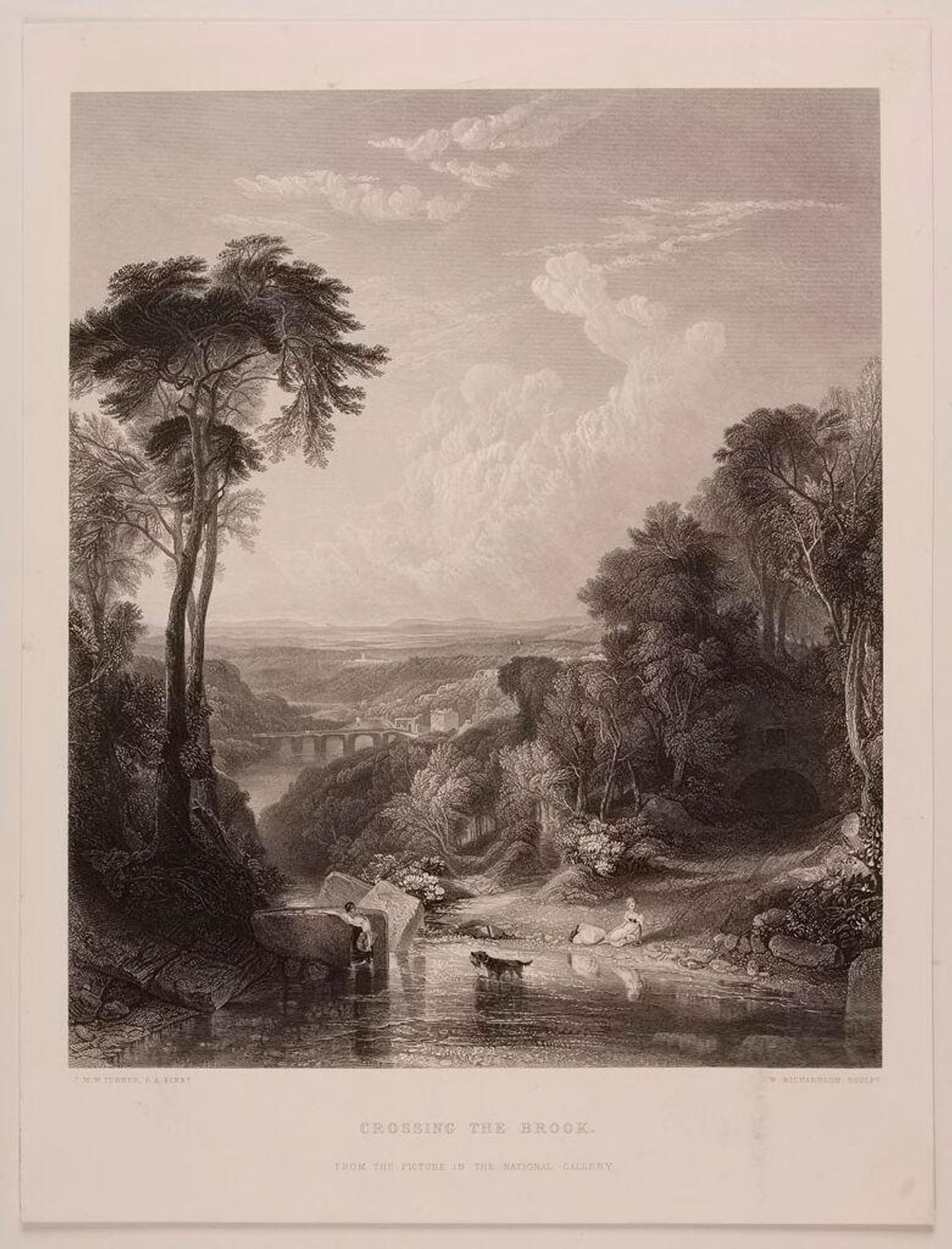 Crossing the Brook by William Richardson