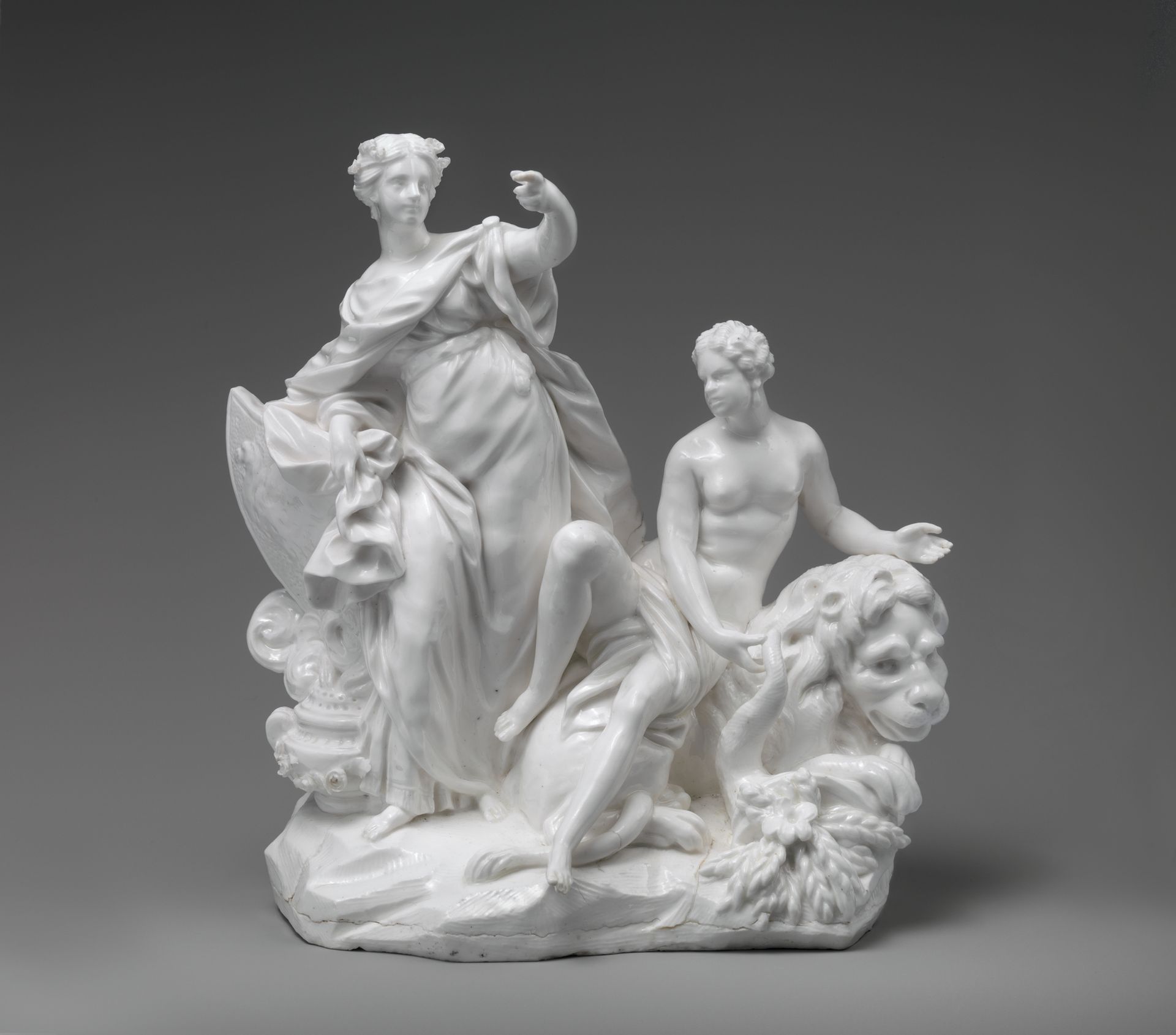 Asia and Africa by Vincennes Manufactory