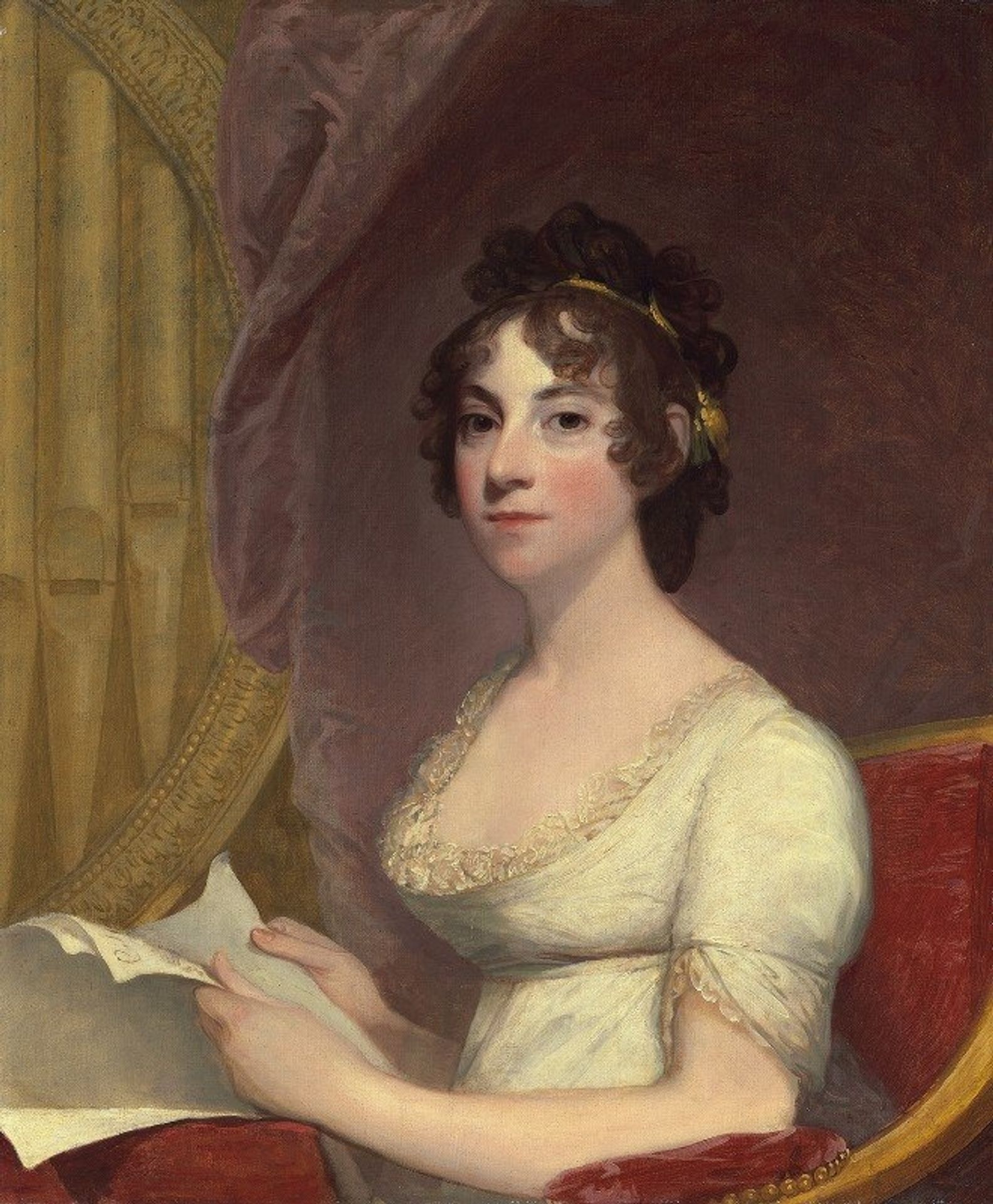 Anna Maria Brodeau Thornton by Gilbert Stuart