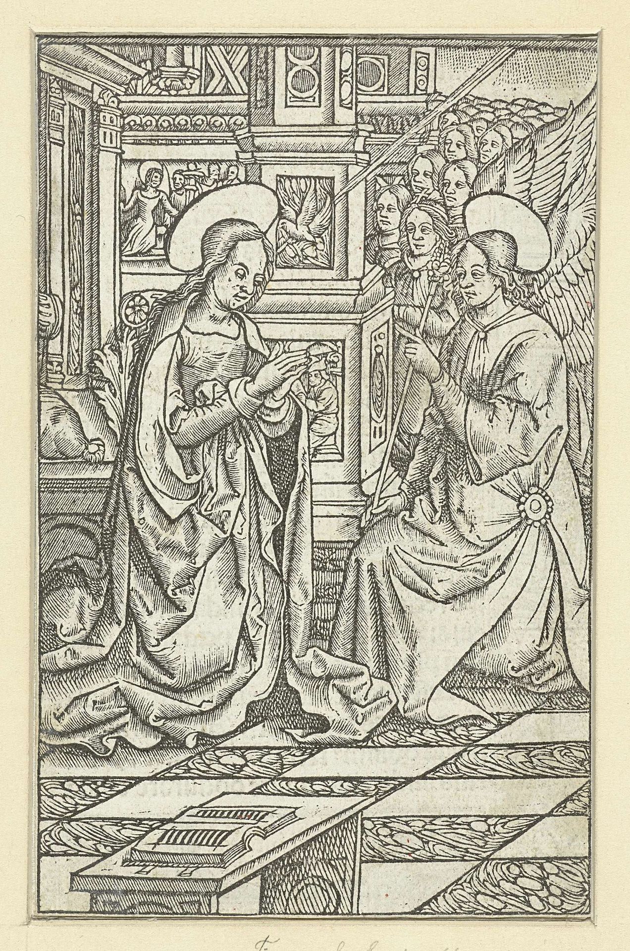 De annunciatie by Anonymous