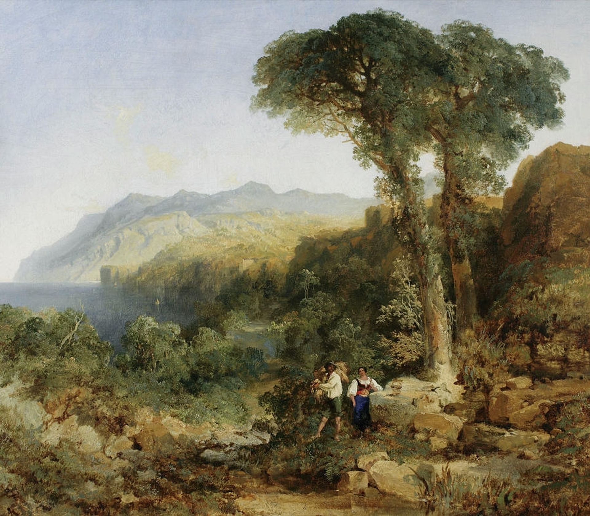 6 Amalfi Coast by Thomas Moran