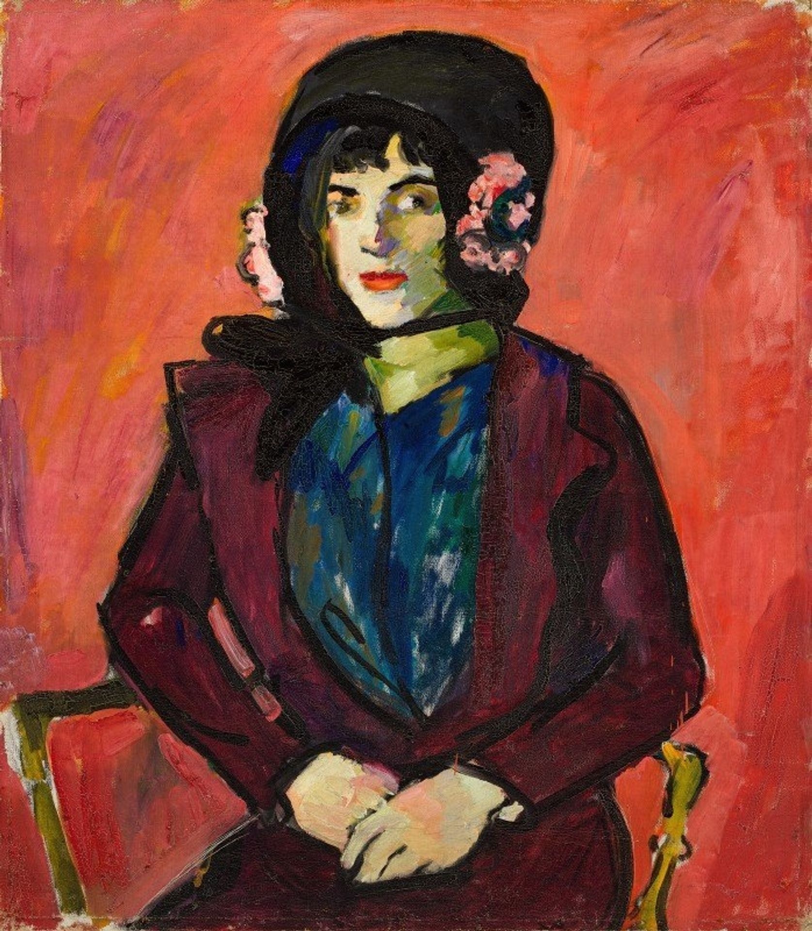 Portrait of a Girl by Henry Lyman Saÿen