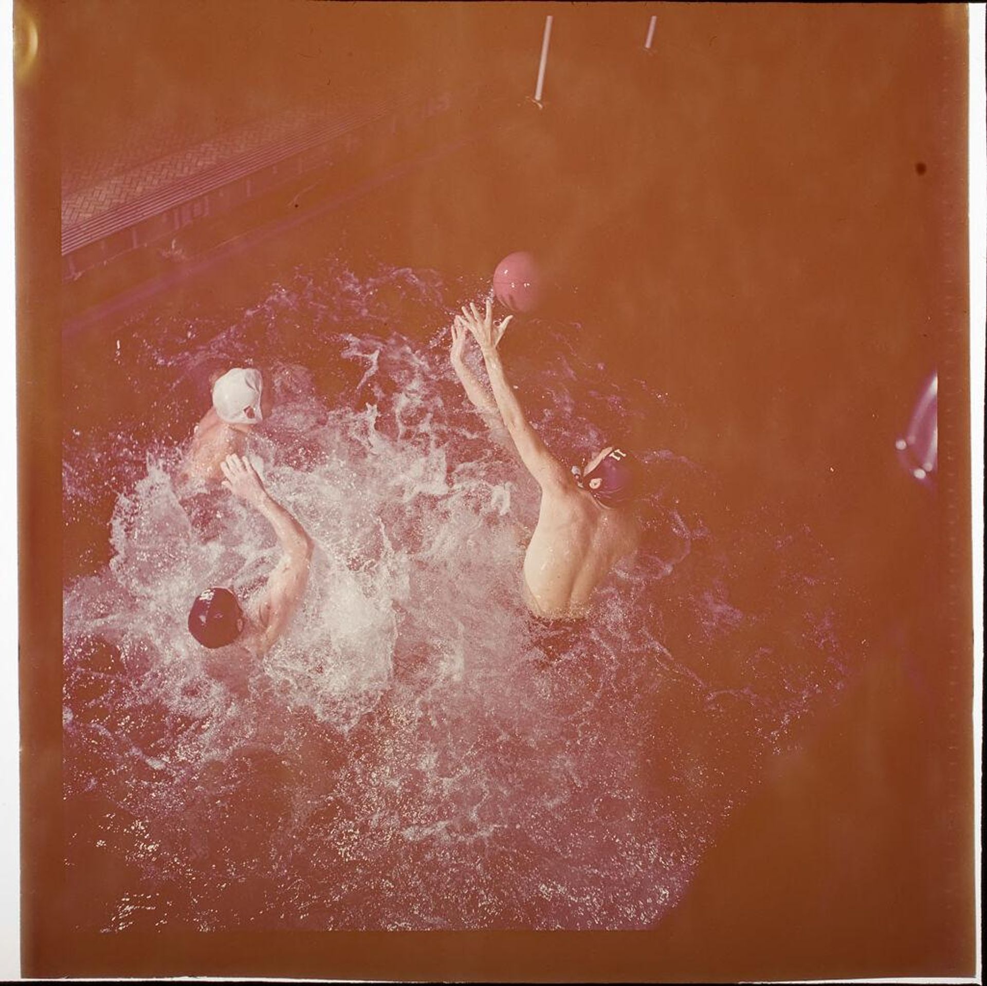 Untitled (boys playing water polo) by Jack Gould
