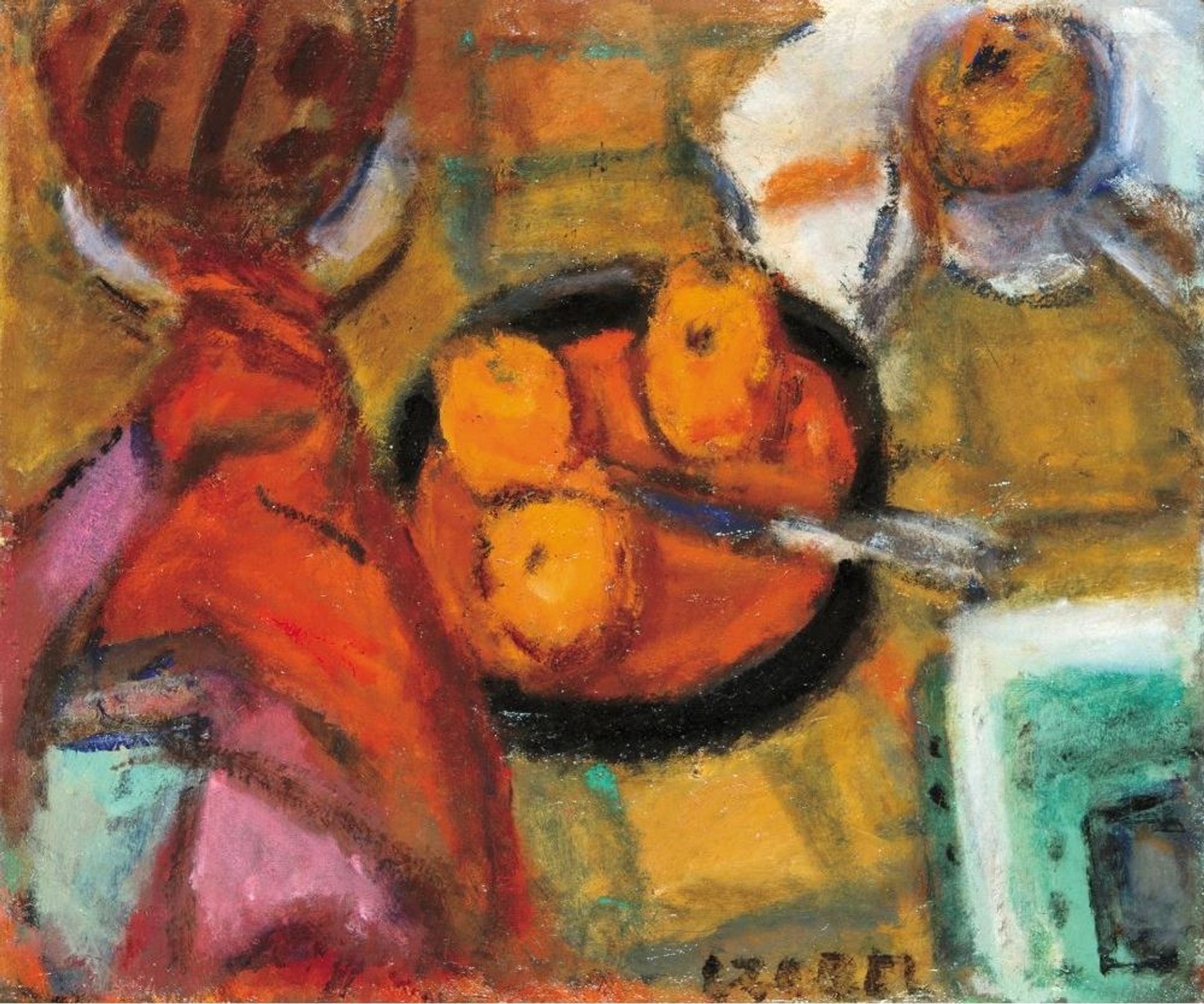 Czobel 1930 Csendélet by Bela Czobel