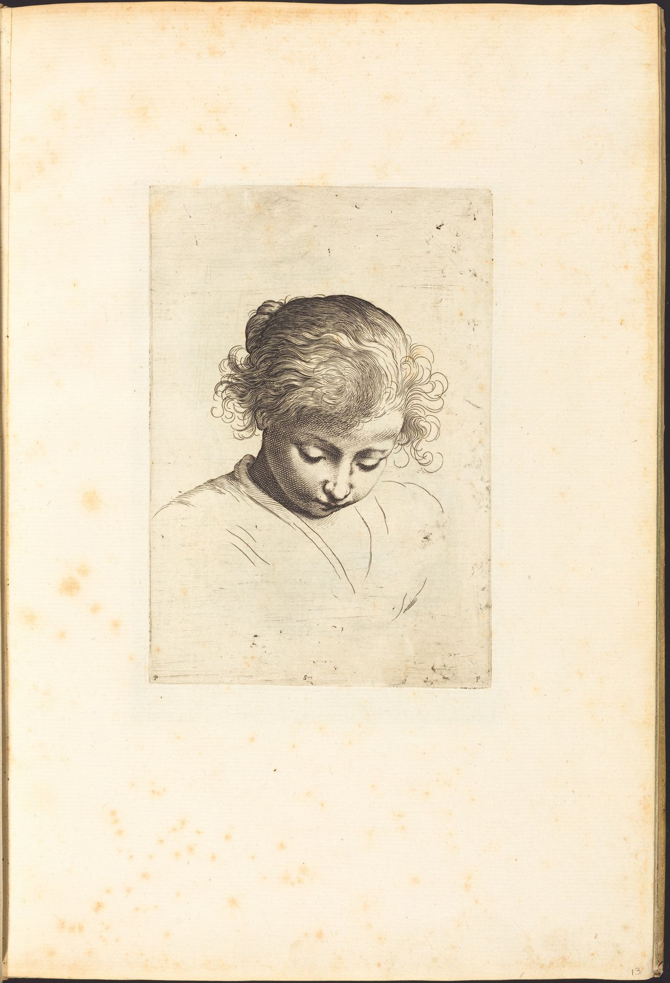 Print from Drawing Book by Luca Ciamberlano
