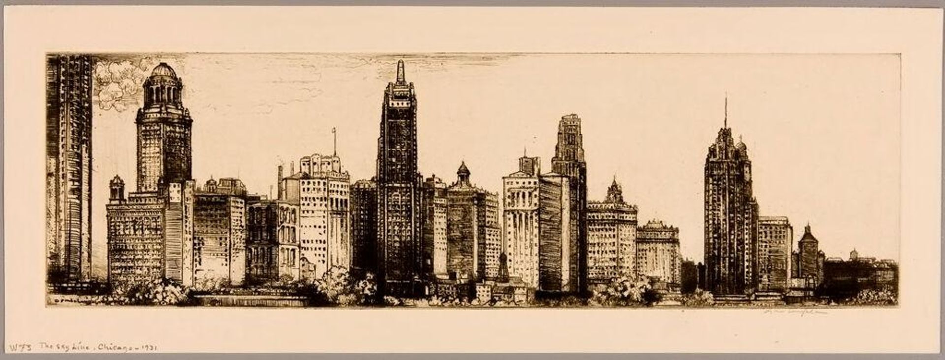Sky-line, Chicago by Donald Shaw MacLaughlan