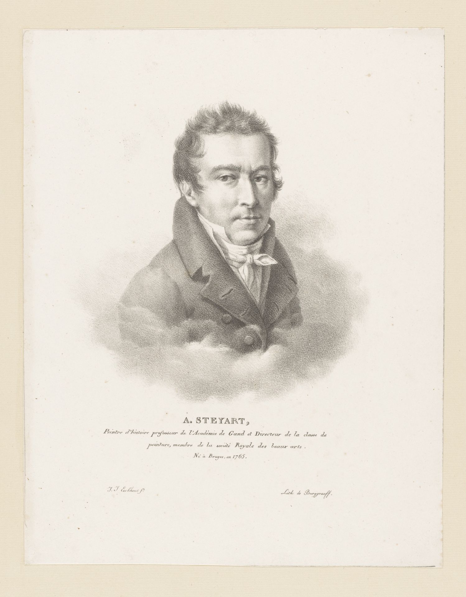 Portret van A. Steyart by Guillaume Philidor Van den Burggraaff