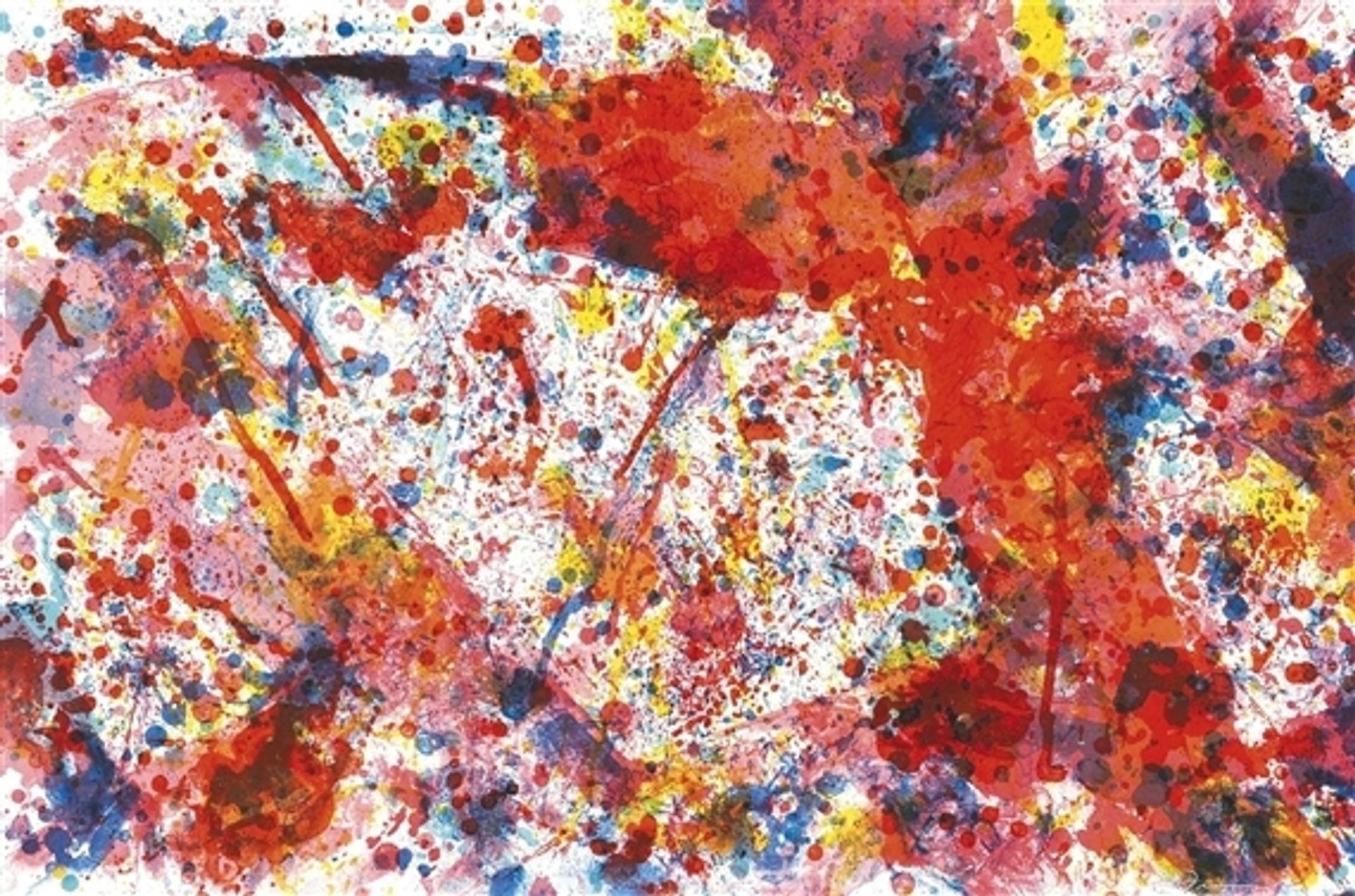 And Pink by Sam Francis