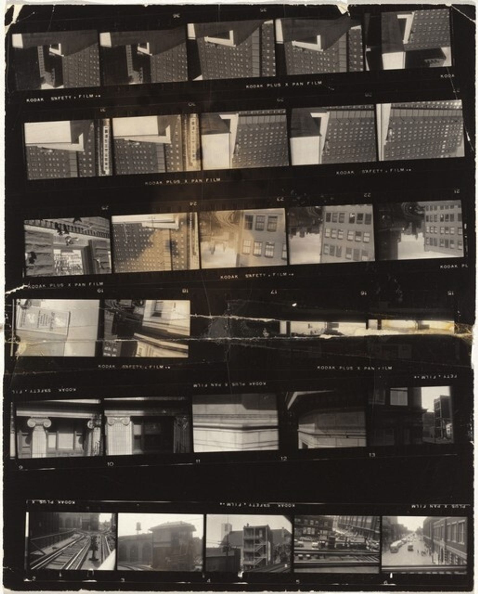 Lines of My Hand 60/Chicago Loop no number by Robert Frank