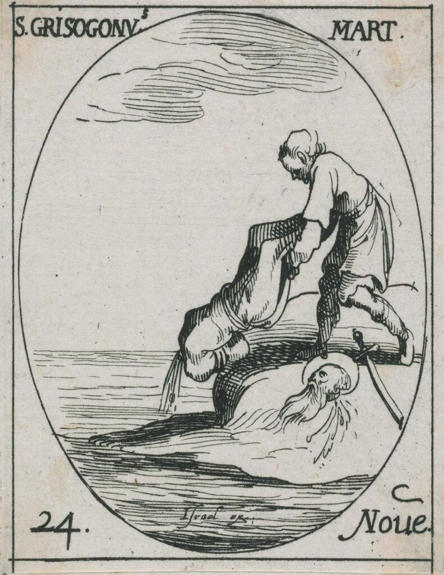Saint Grisogonus by Jacques Callot