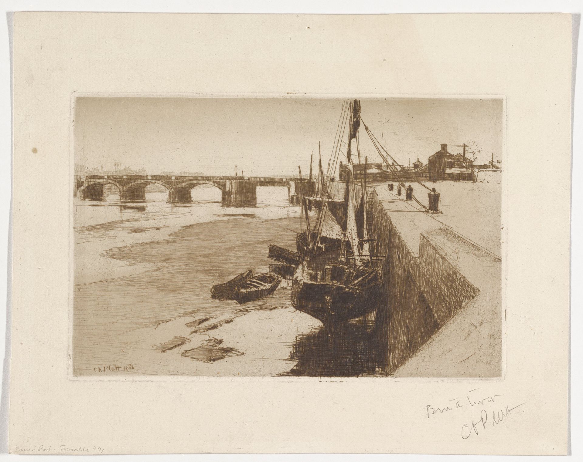 Inner Port Trouville by Charles Adams Platt