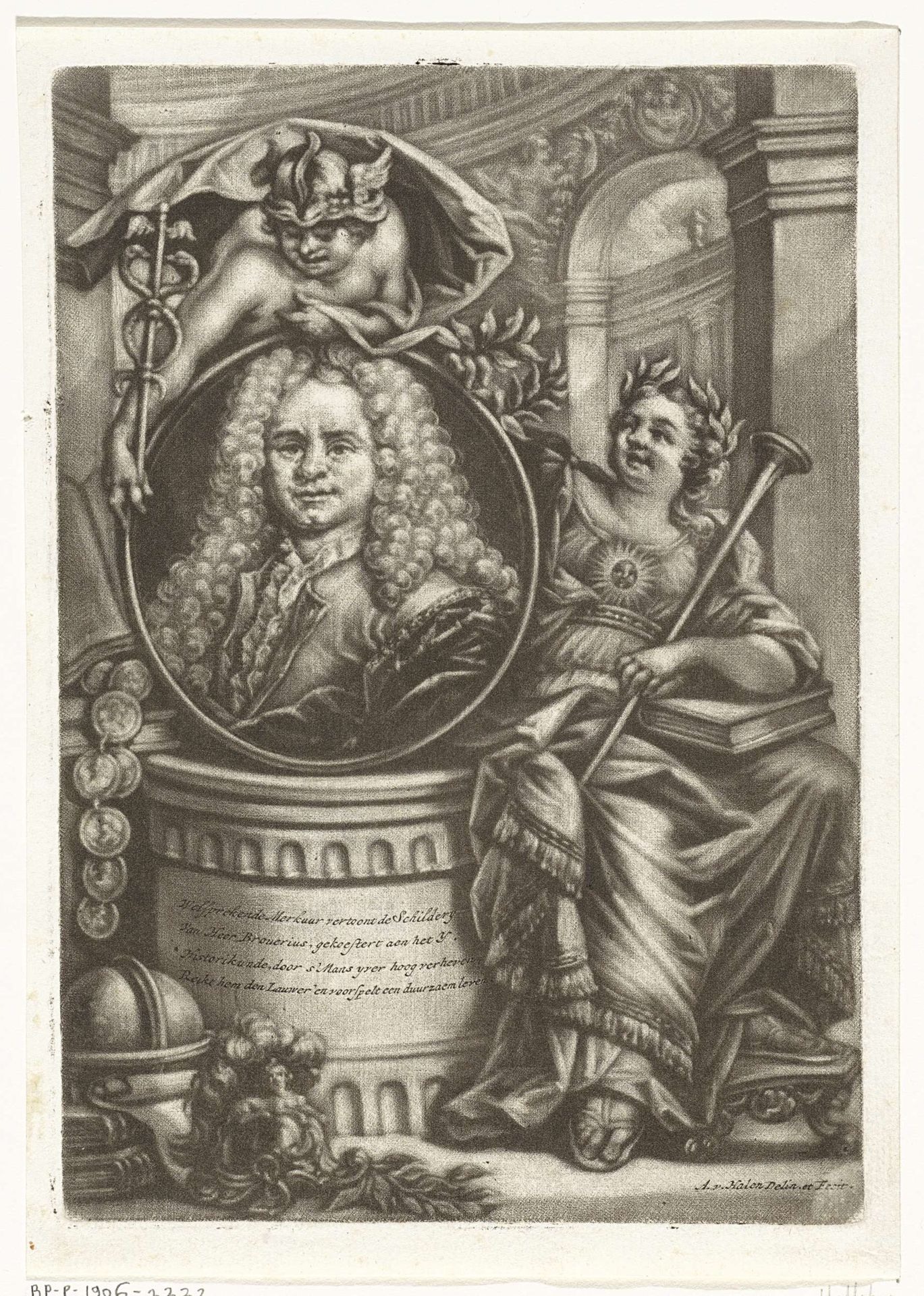 Portret van Mattheus Brouërius van Nidek by Arnoud van Halen
