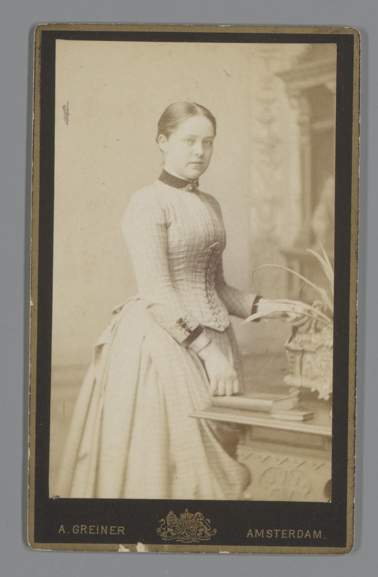 Portret van Anne Gesiena Jonker by Albert Greiner