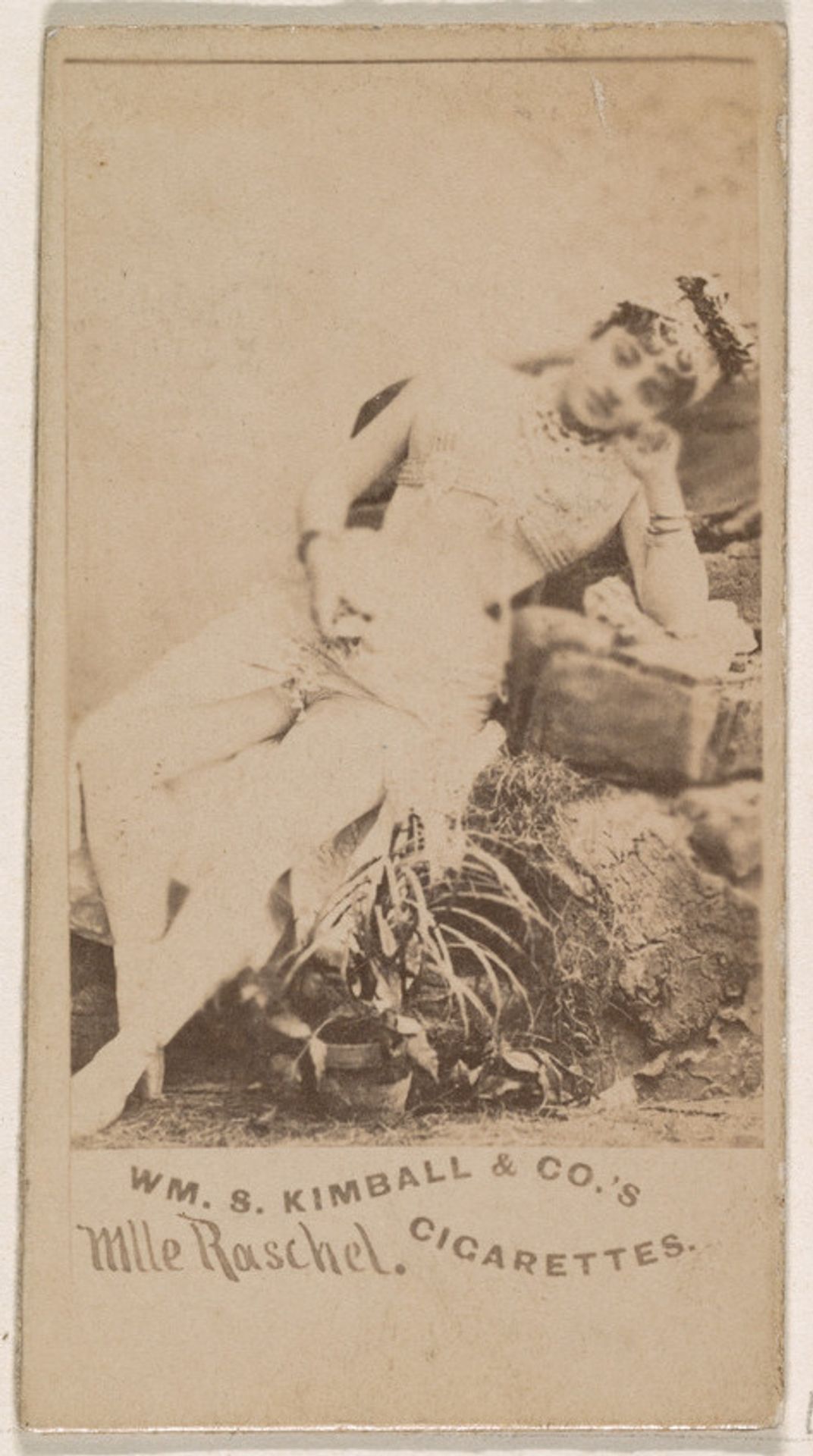 Mlle. Raschel, from the Actresses series (N203) issued by Wm. S. Kimball & Co. by William S. Kimball & Company