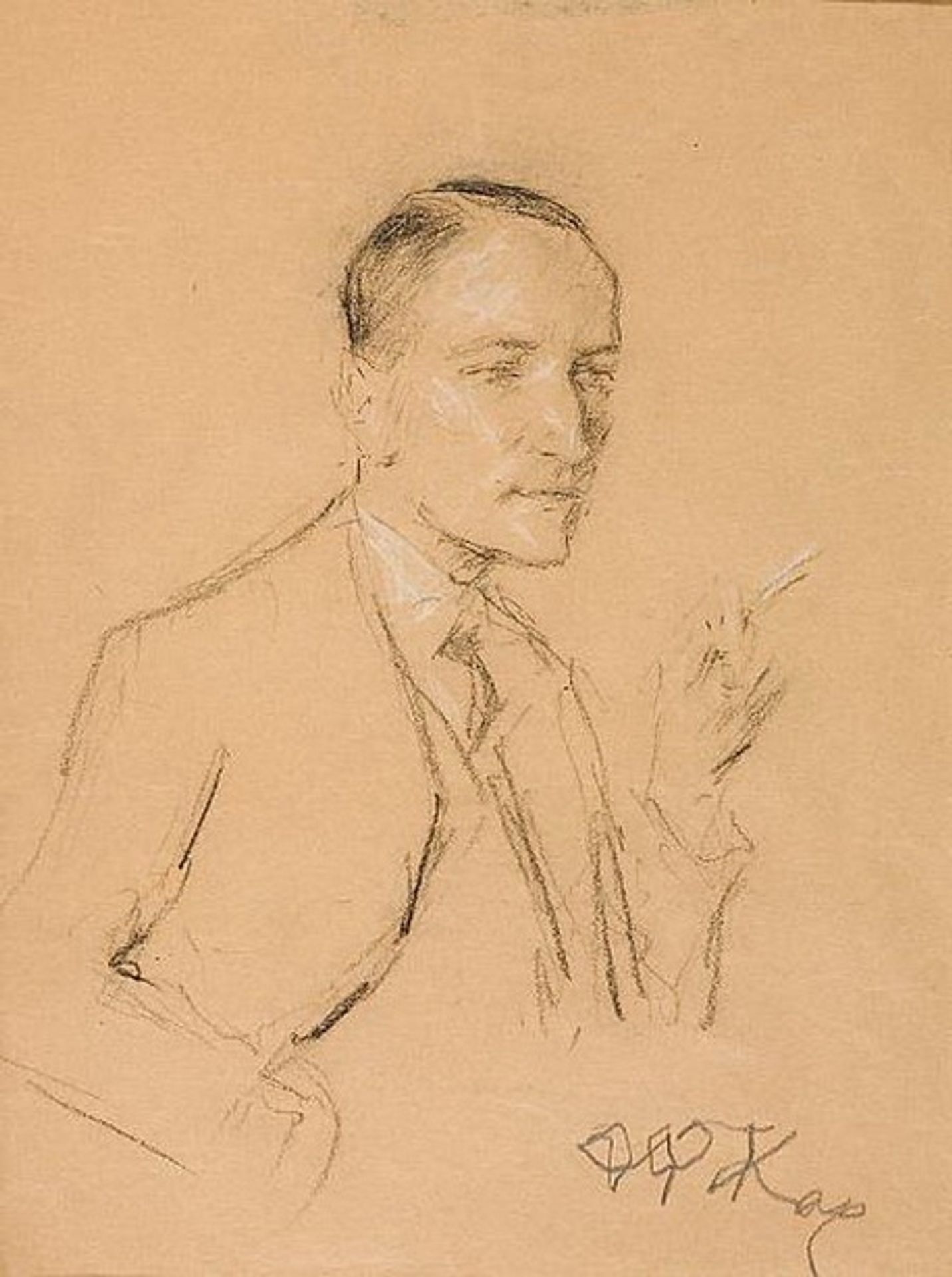 Man smoking by Thalia Flora-Karavia