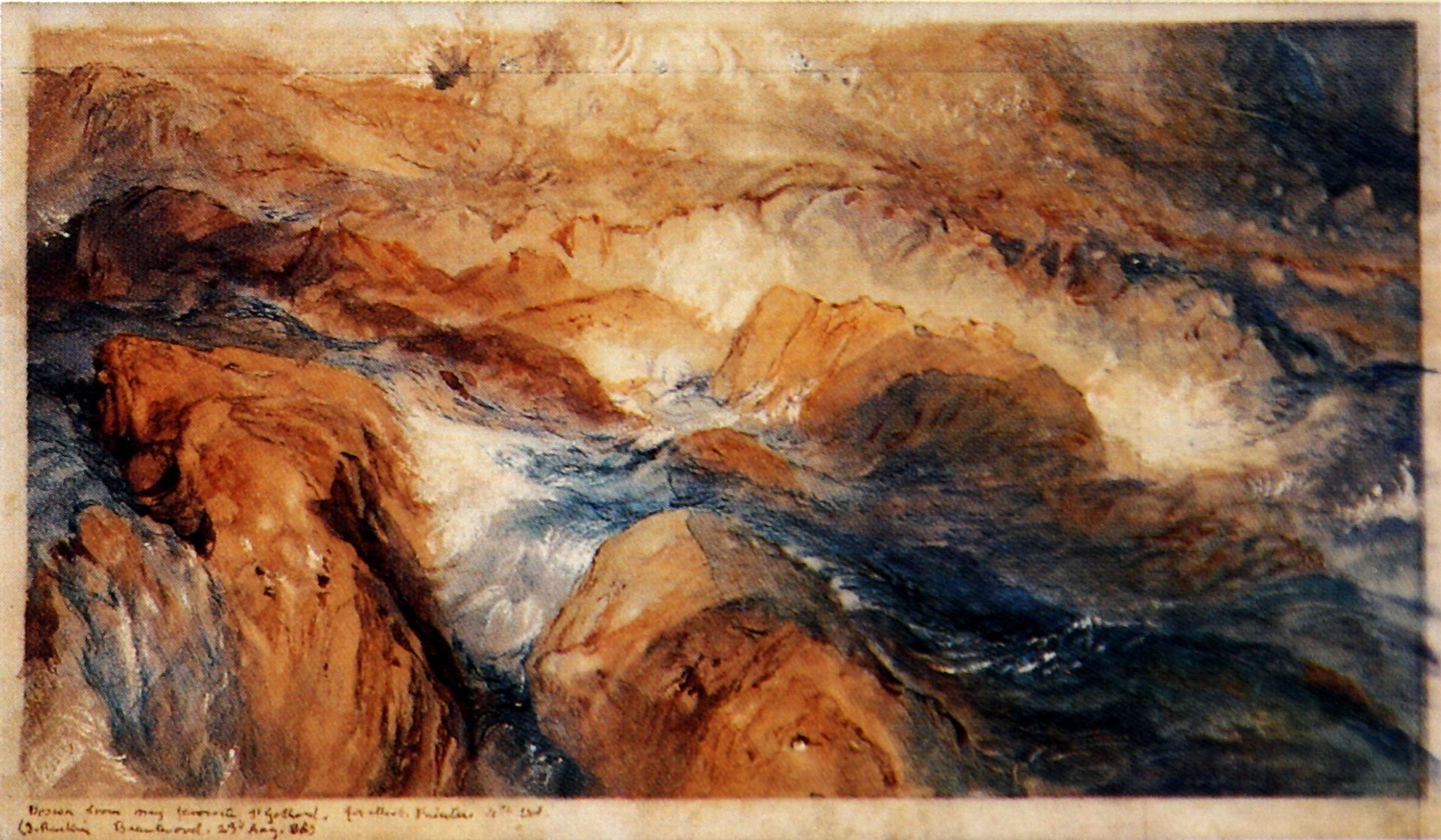 Rocks in Unrest by John Ruskin