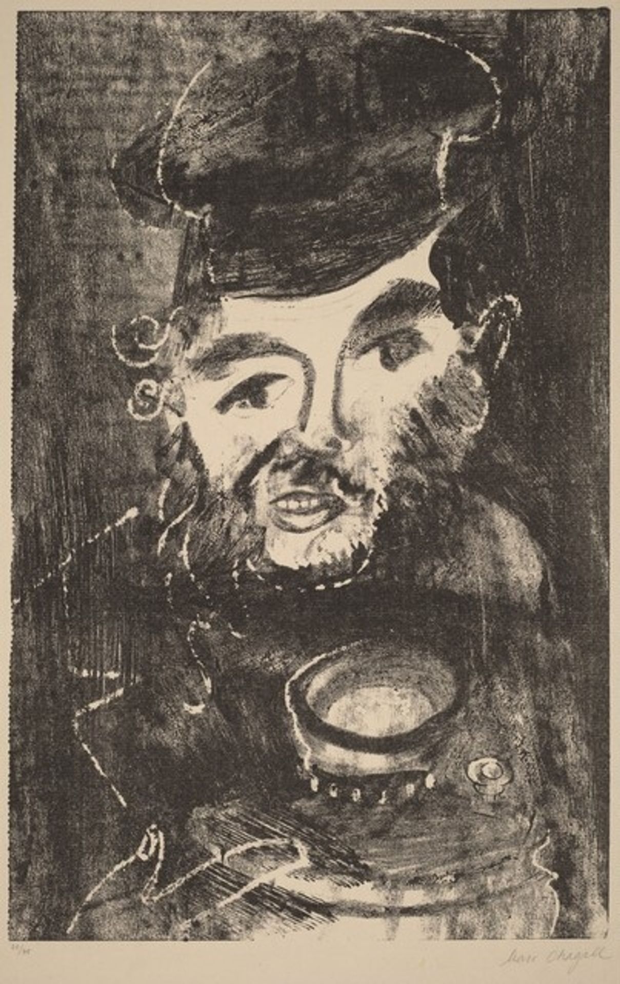 Man with a Samovar by Marc Chagall