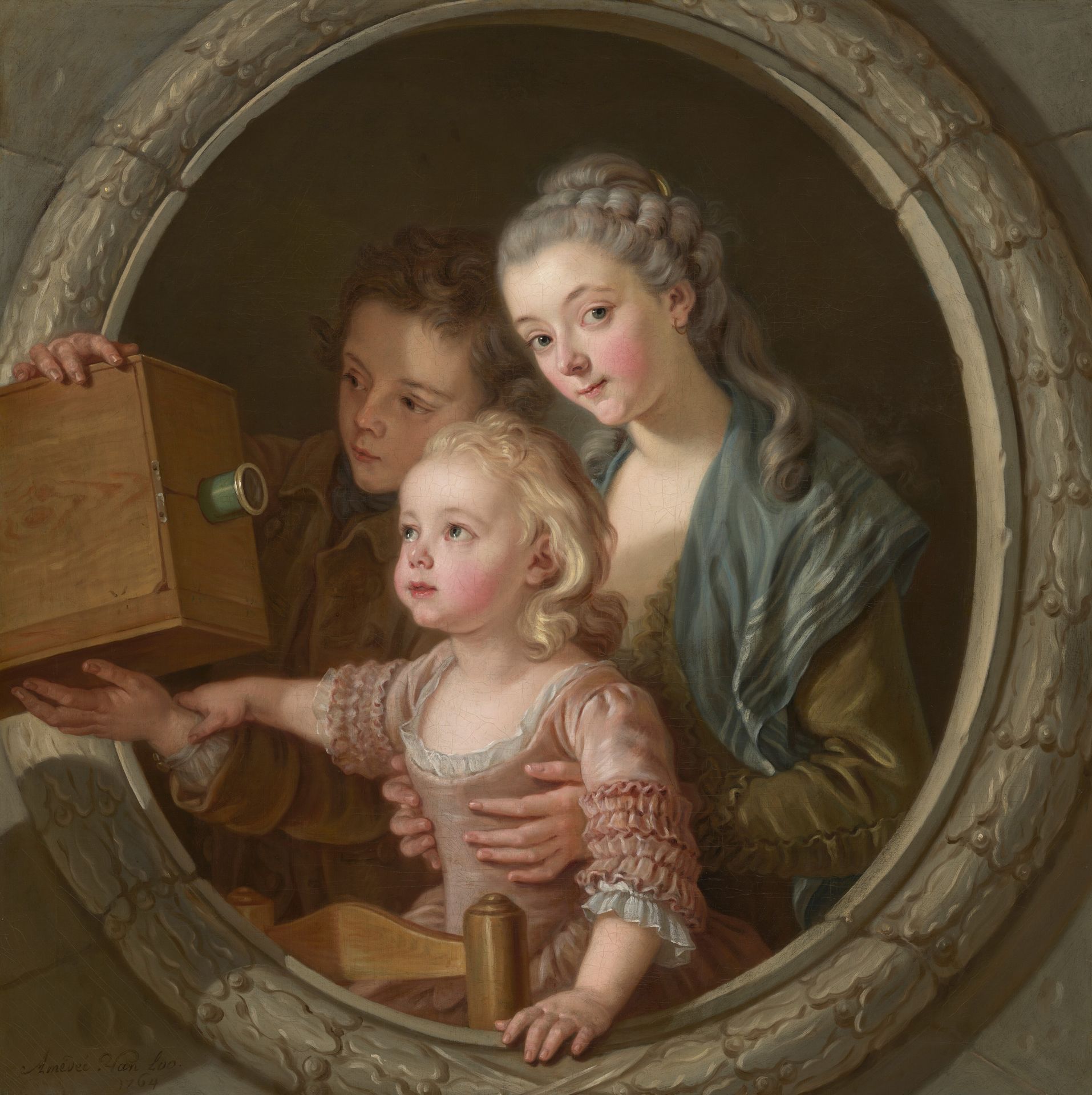 The Camera Obscura by Charles Amédée Philippe Van Loo
