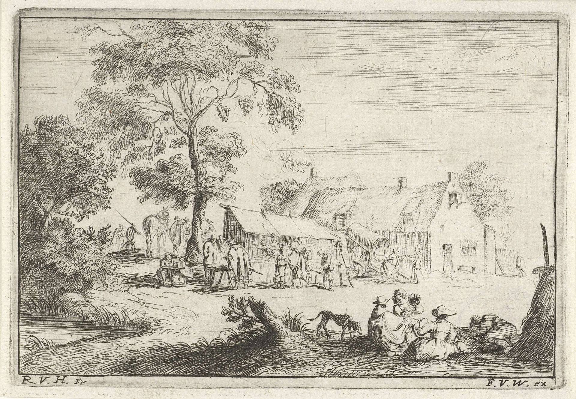 Tent voor een boerderij by Robert van den Hoecke