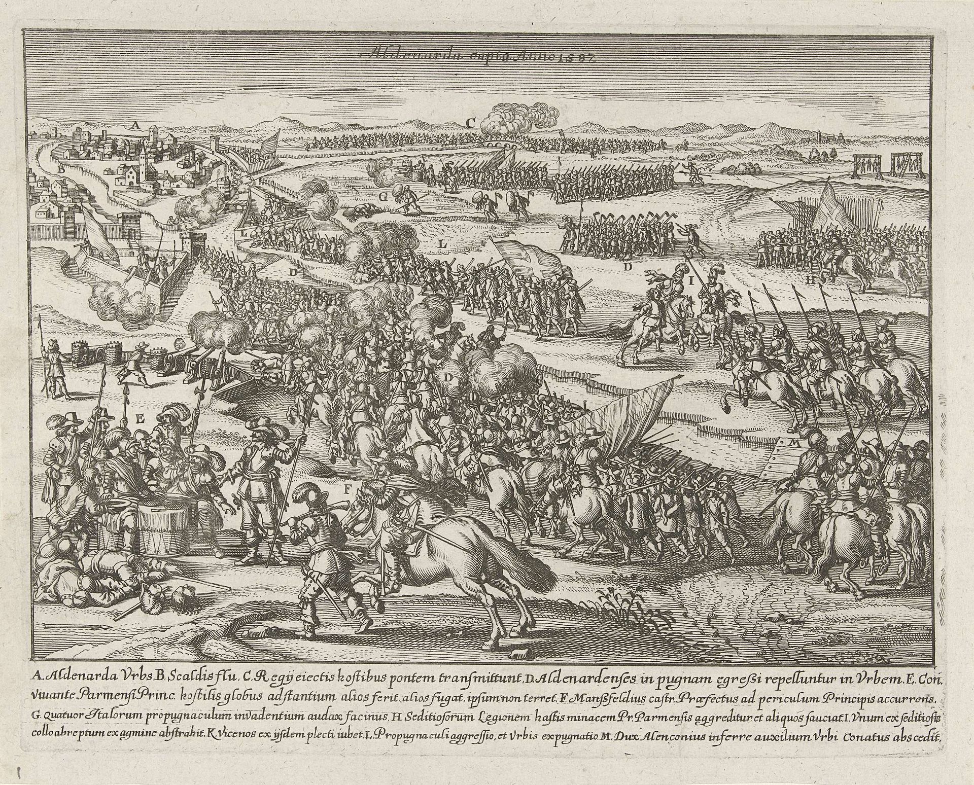 Inname van Oudenaarde, 1582 by Anonymous