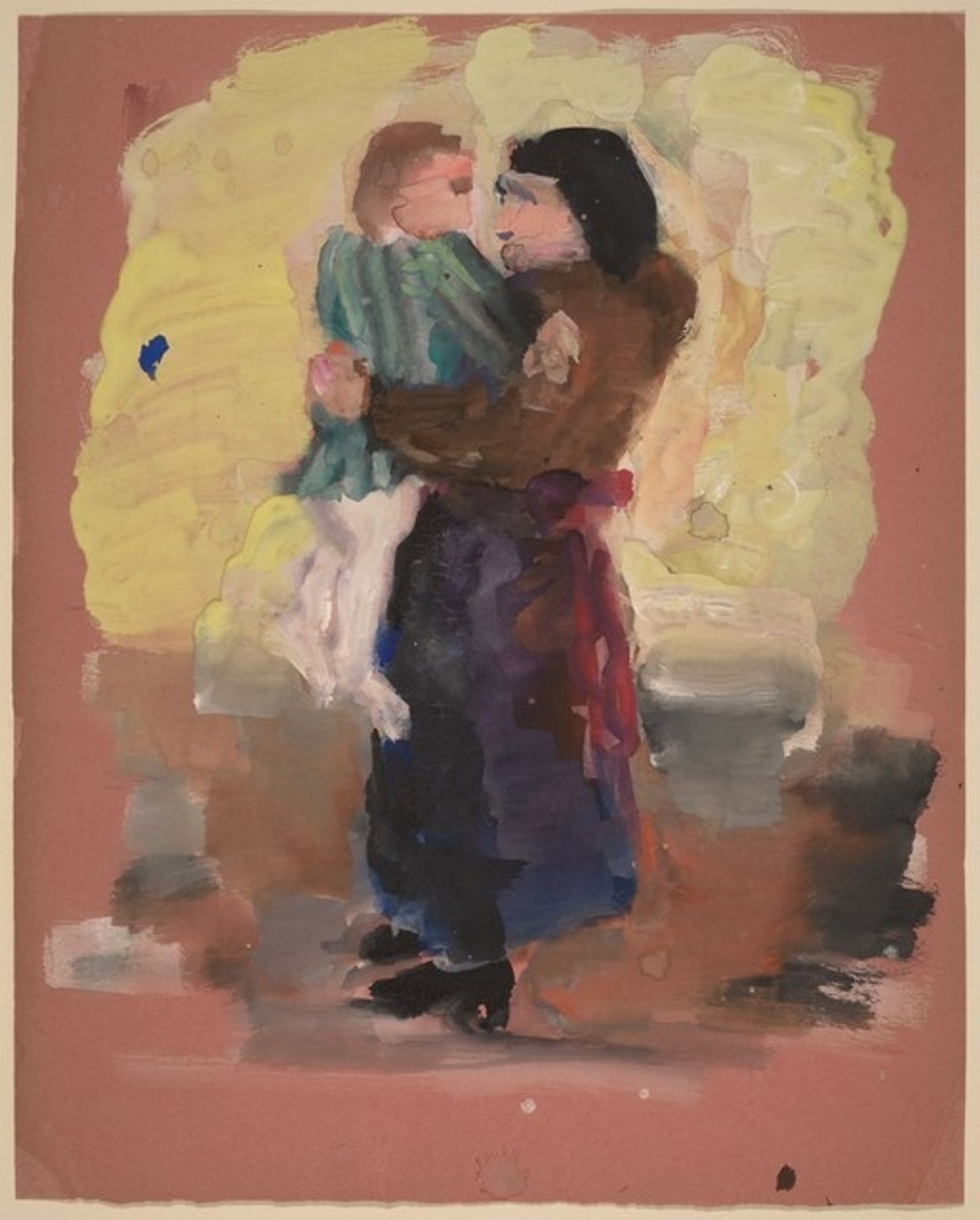Standing Woman Holding a Child by Mark Rothko
