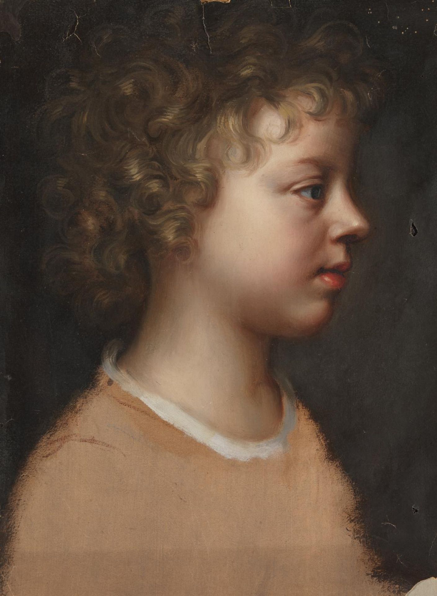 Sketch of the Artist’s Son, Bartholomew Beale, in Profile by Mary Beale
