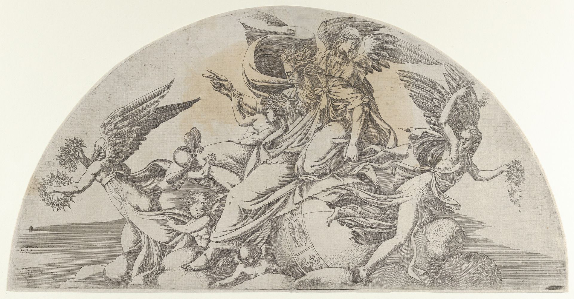 God Seated on the World by Antonio Fantuzzi