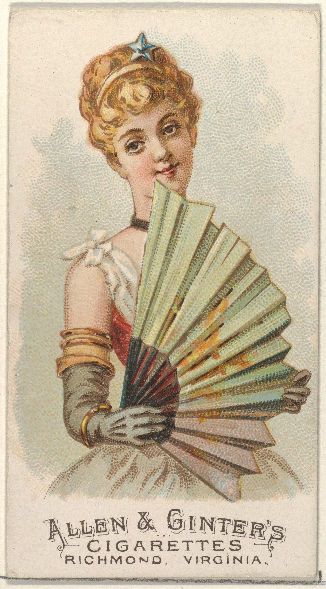 Plate 49, from the Fans of the Period series (N7) for Allen & Ginter Cigarettes Brands by Allen & Ginter