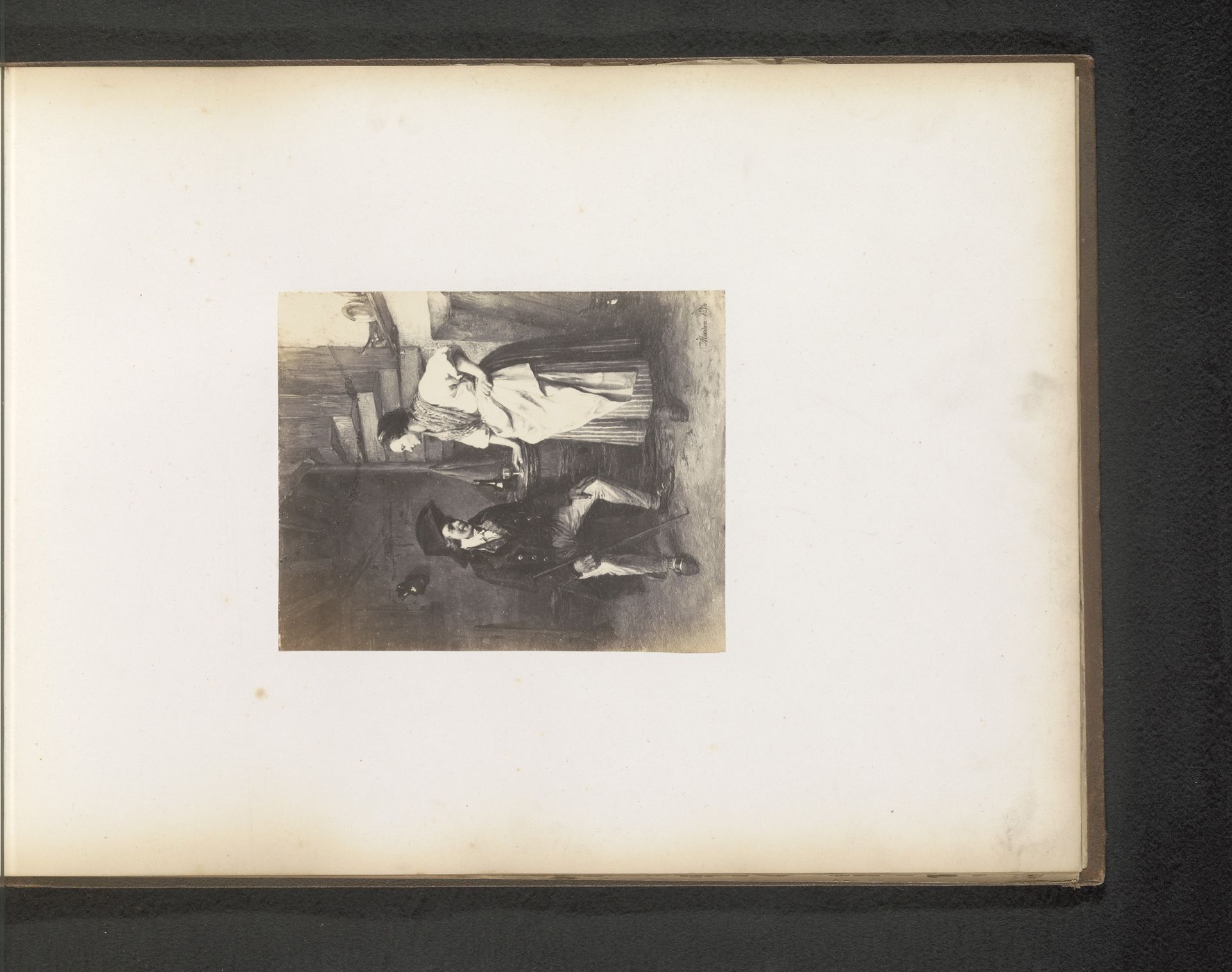 Fotoreproductie van Intérieur van Jean Baptiste Madou by Anonymous