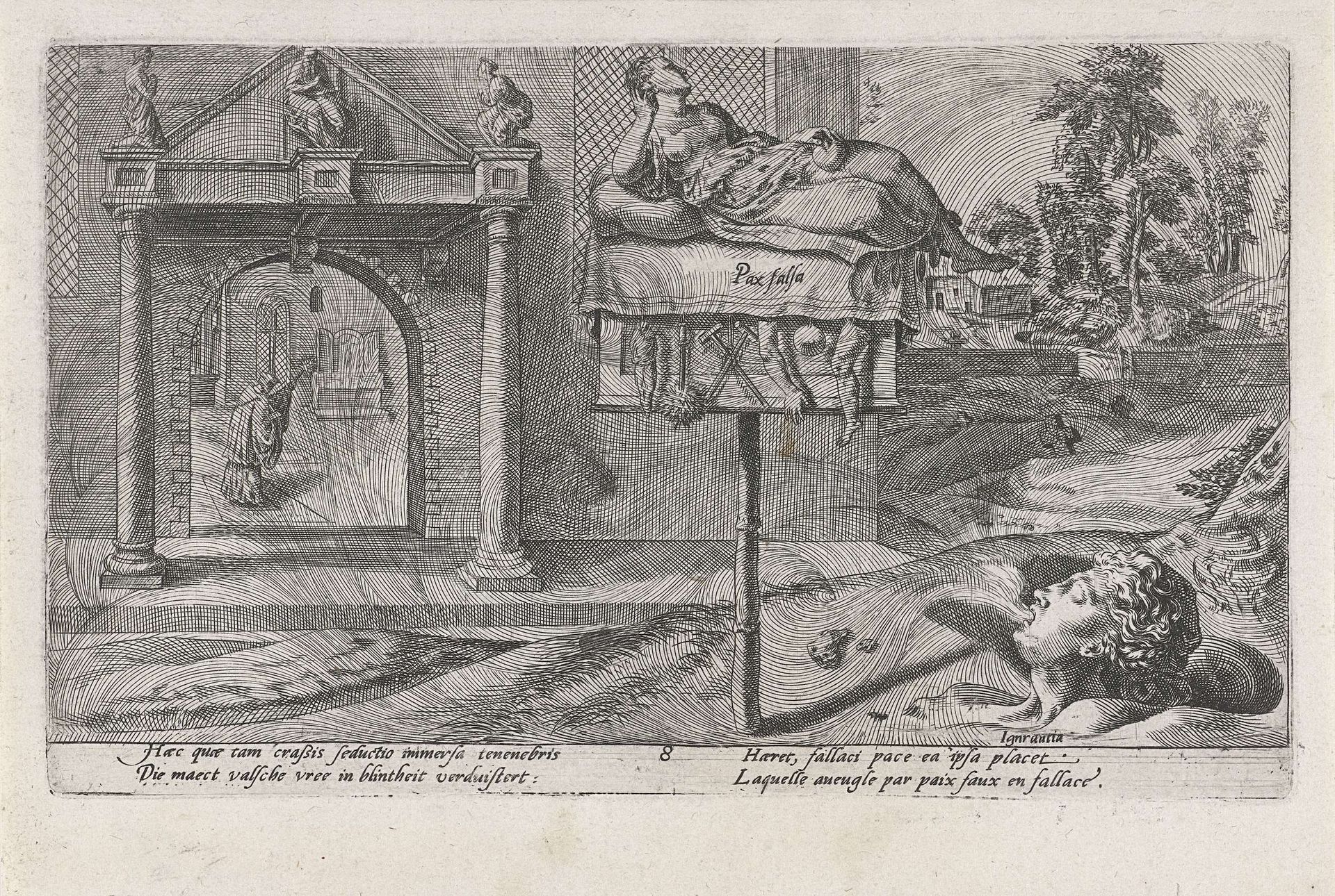 Onwetendheid verhult dat de vrede slechts schijn is by Dirck Volckertsz Coornhert