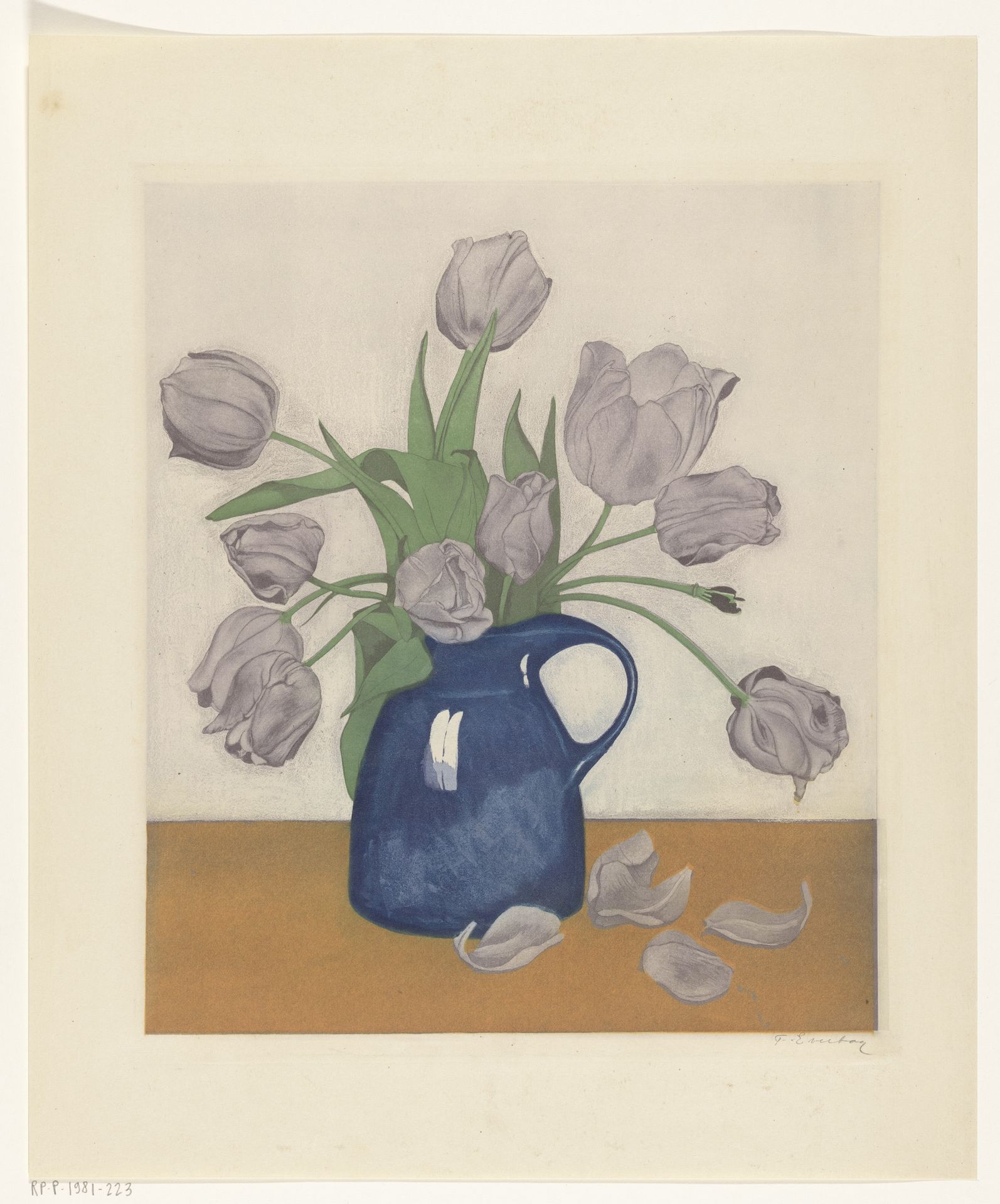 Tulpen in een kan by Frans Everbag