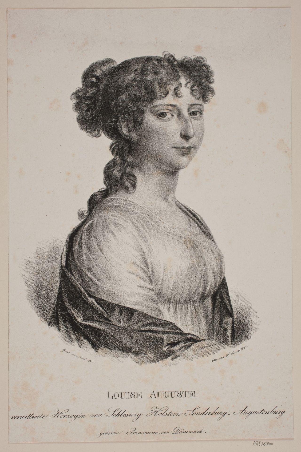 Prinsesse Louise Augusta by WIlhelm Heuer